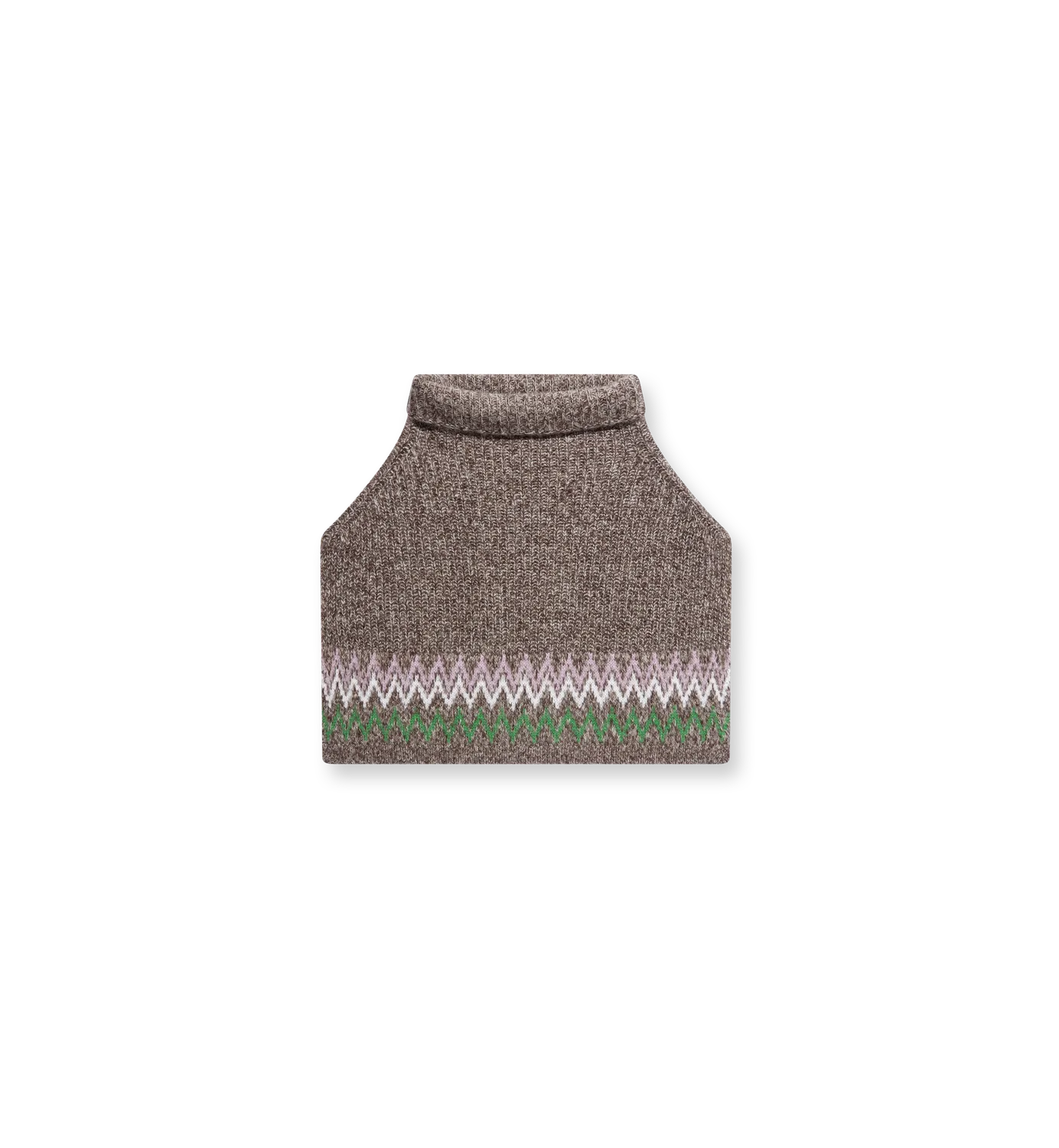 Mos Mosh MMHDarling Knit Tube Loop Jacquard Braun