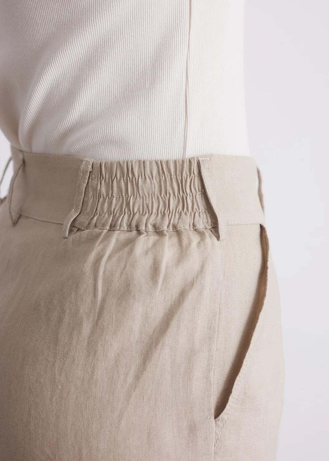Senatex Leinen-Culotte Cream aus reinem Leinen