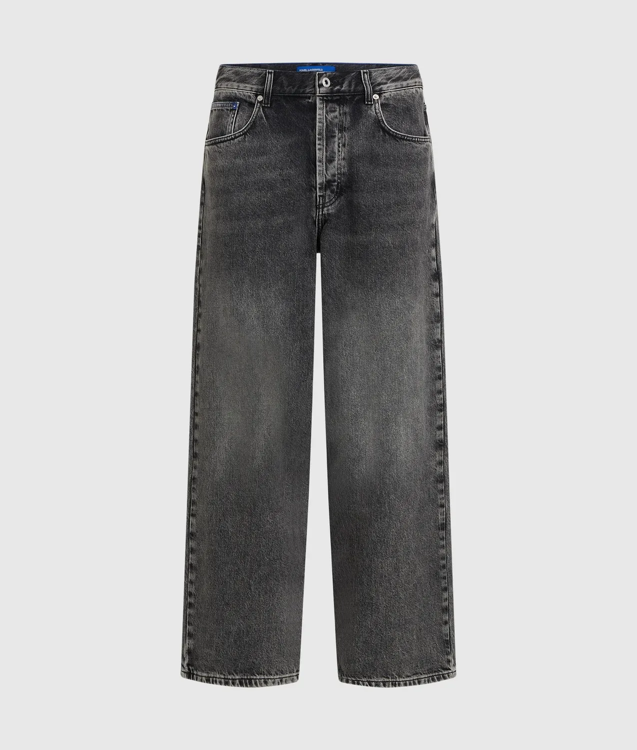 Karl Lagerfeld KL Jeans Baggy Jeans dunkelgrau washed