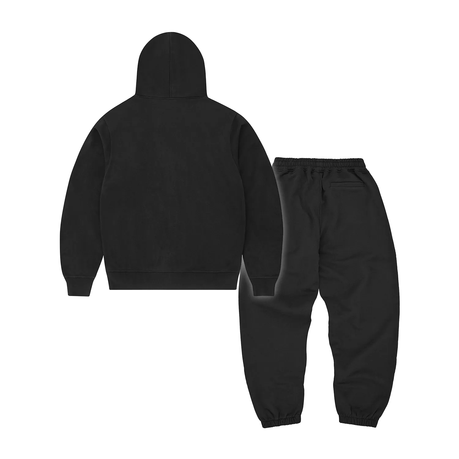 Corteiz Alcatraz Trainingsanzug Triple Black 430 GSM