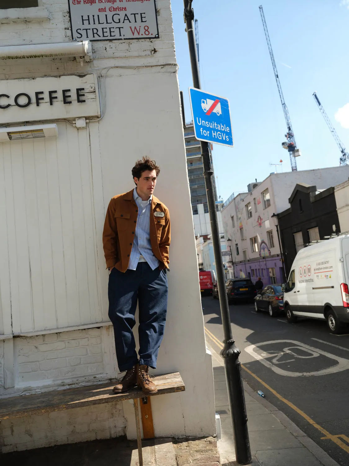 Mos Mosh MMGBassey Tokio Jacket Workwear-Jacke Cocoa Brown