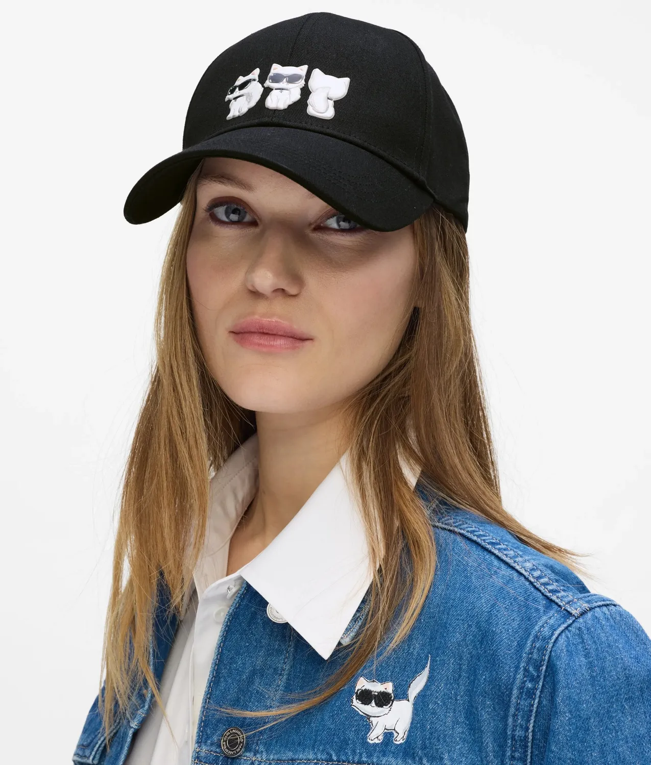 Karl Lagerfeld Ikon Choupette Cap Sixpanel verstellbar