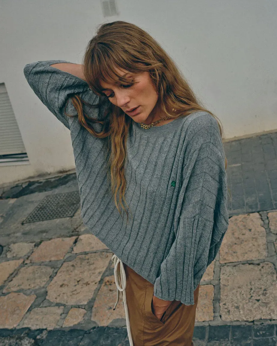 Mos Mosh Poetic Drape Strickpullover Baumwolle Oversize