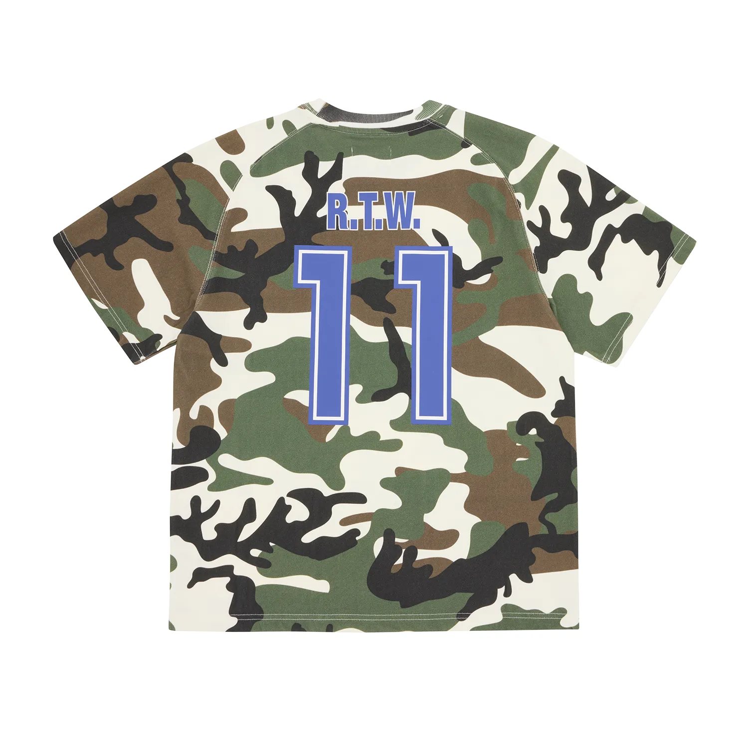 Corteiz Giapponese Jersey Woodland Camo Baumwolle