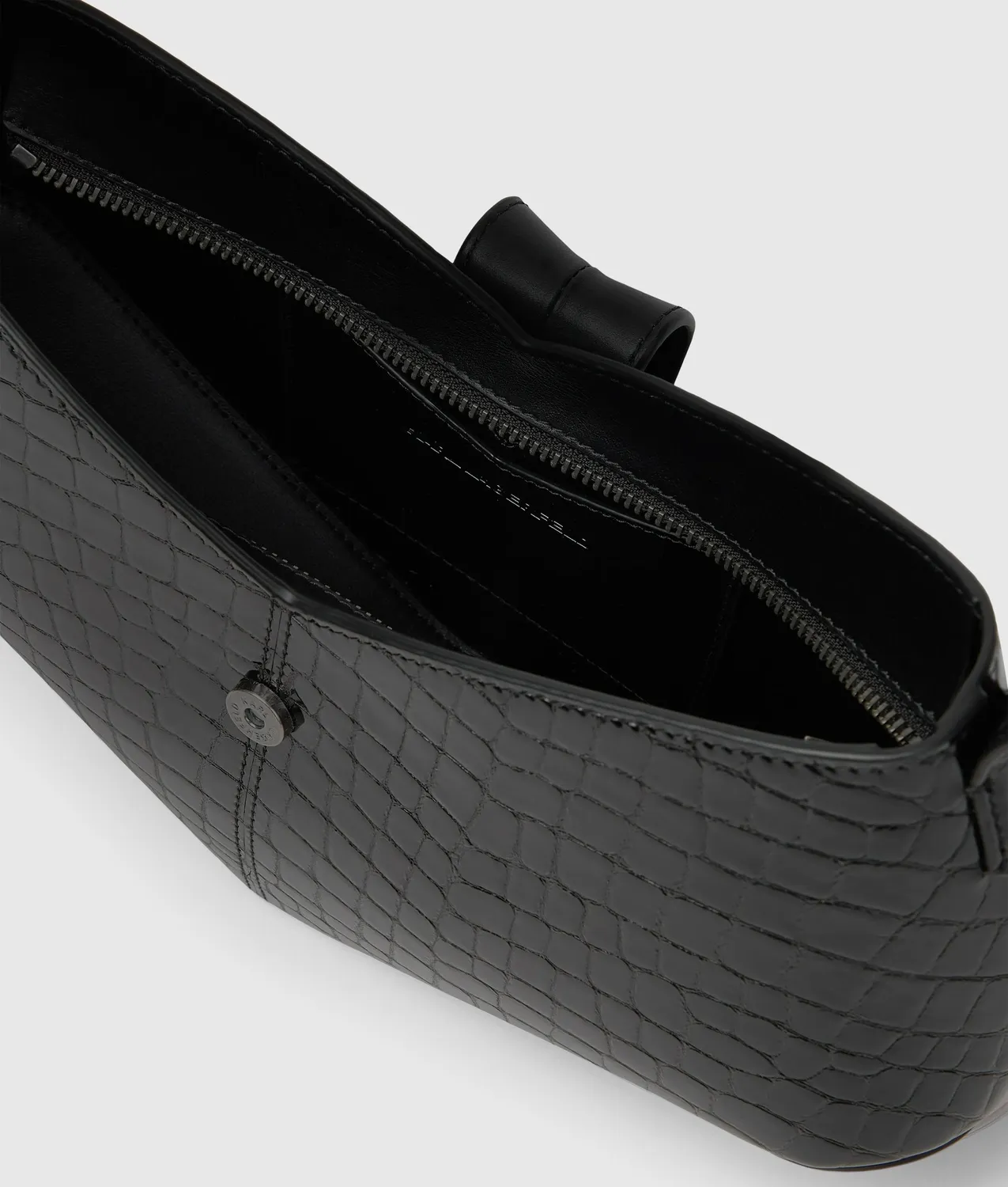 Karl Lagerfeld K/Studio Autograph Schultertasche Kroko