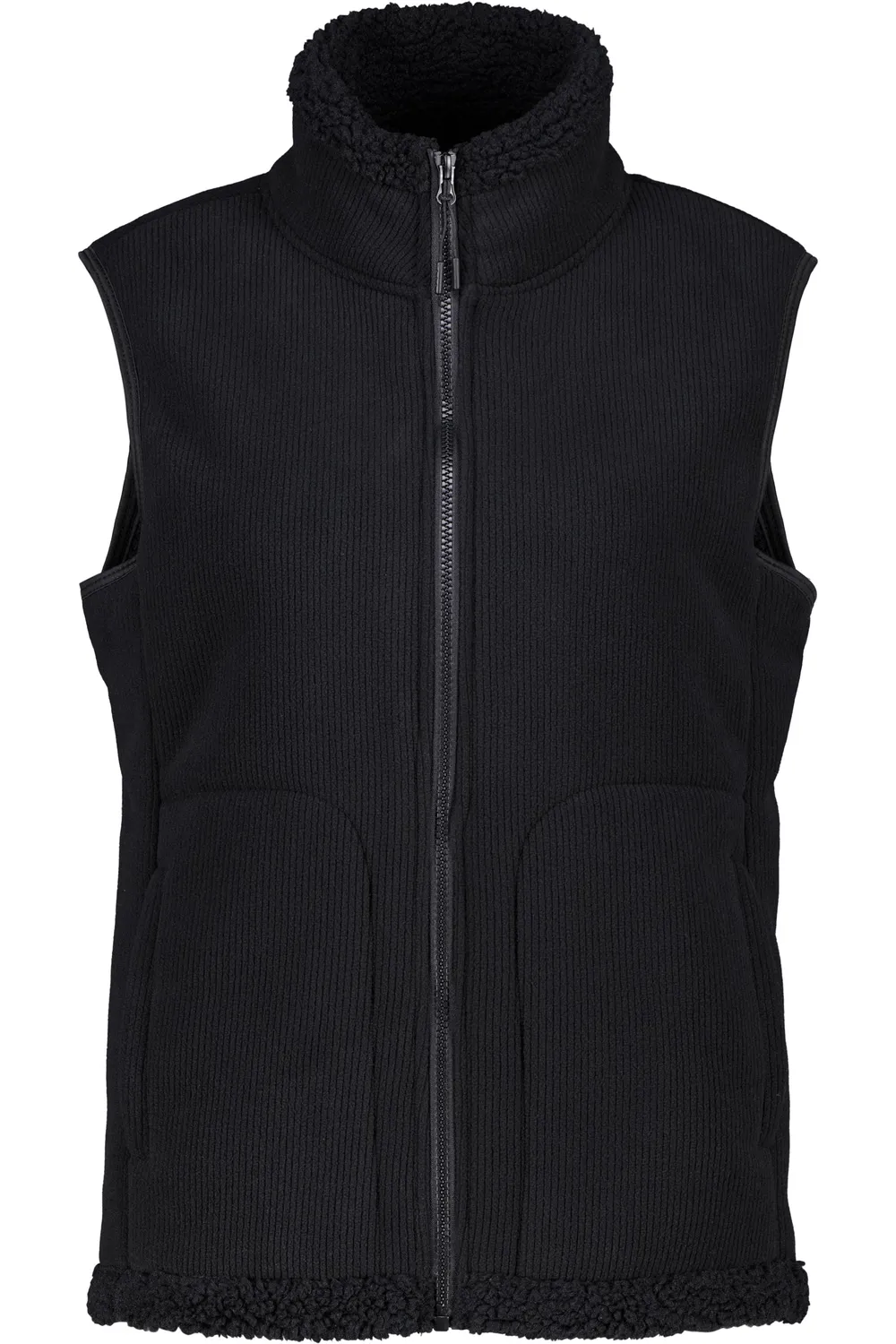 Alife & Kickin EstherAK T Teddy Weste Schwarz Damen