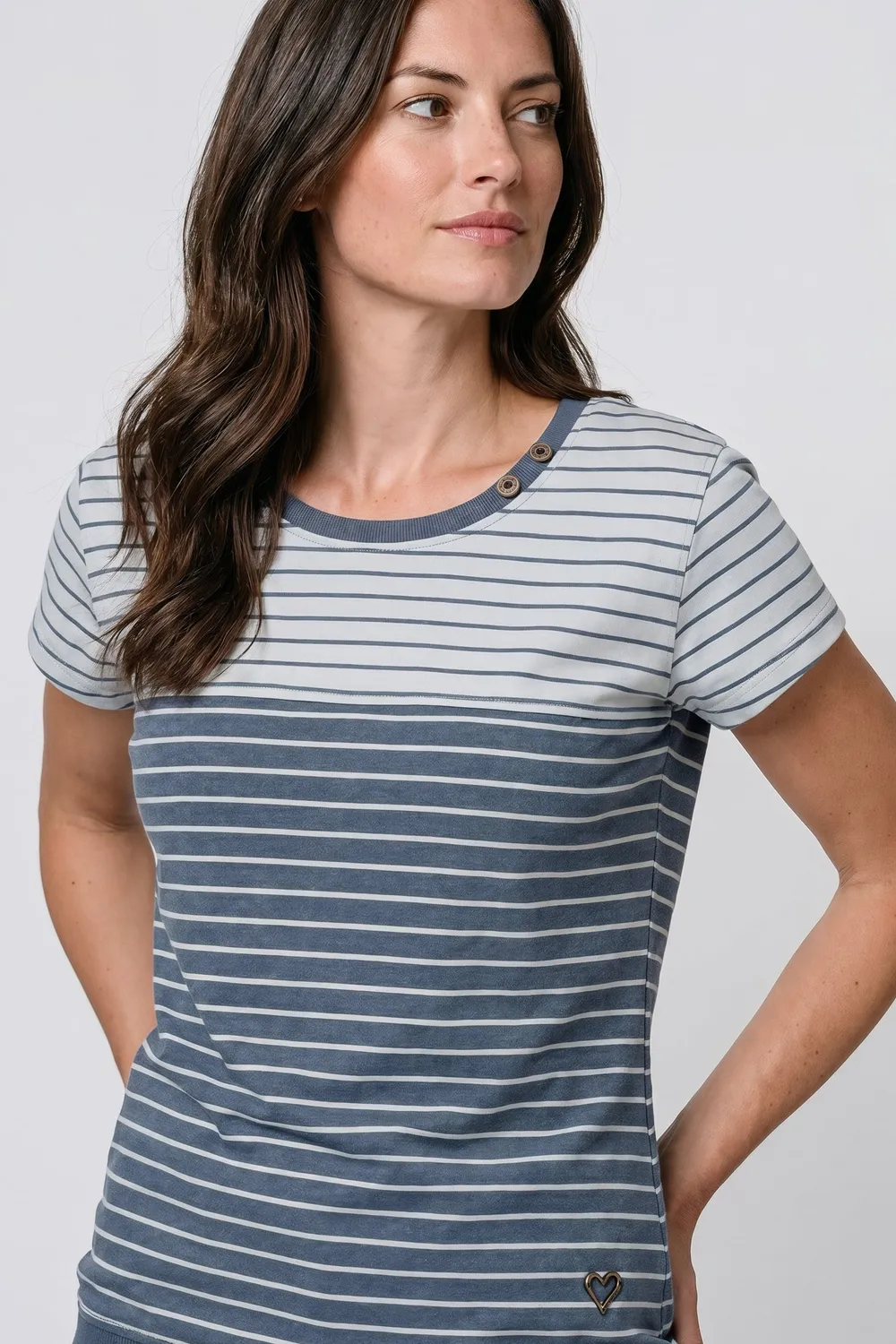 Alife & Kickin CosmaAK B T-Shirt dunkelblau Damen