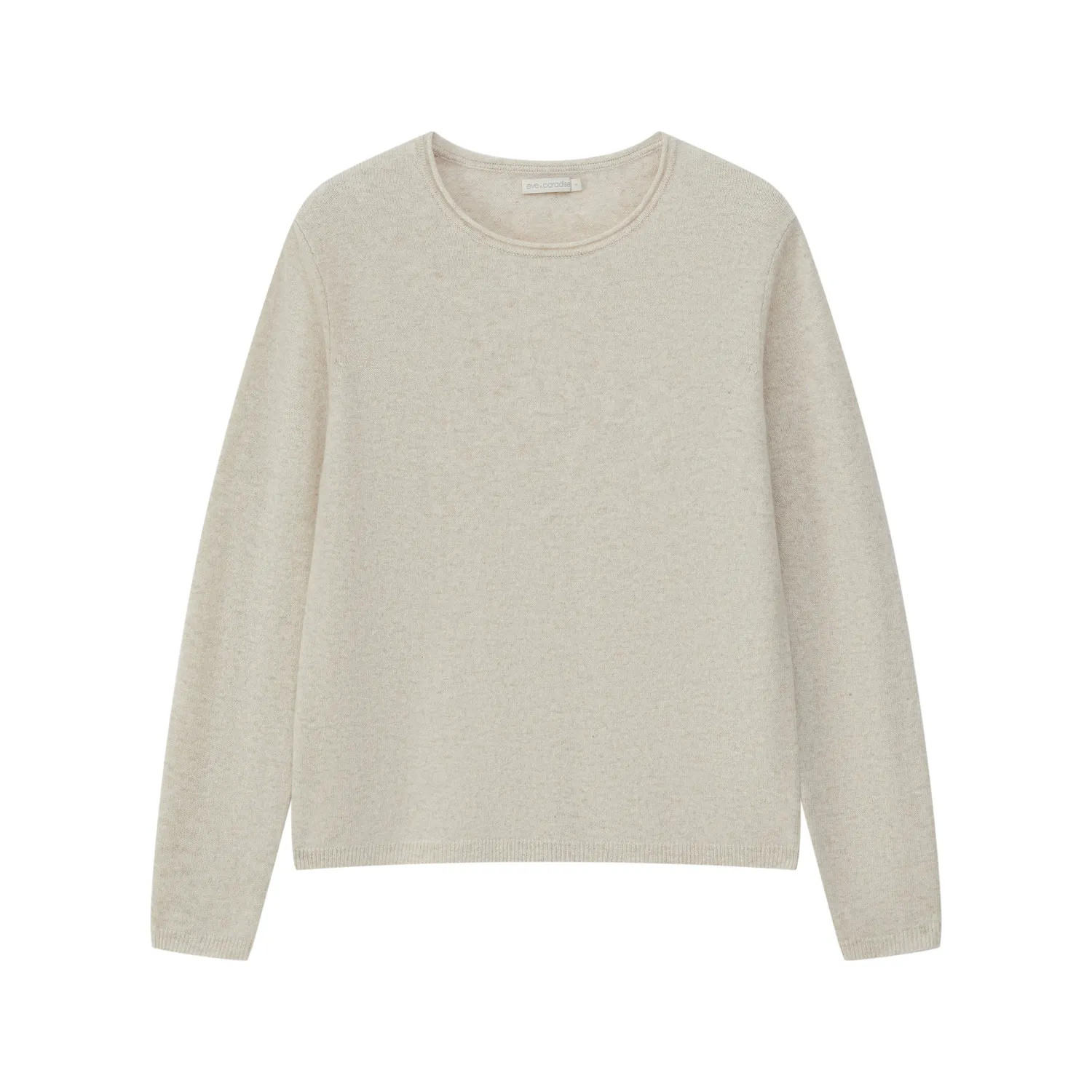 Senatex Pullover runder Ausschnitt Navy Merinowolle