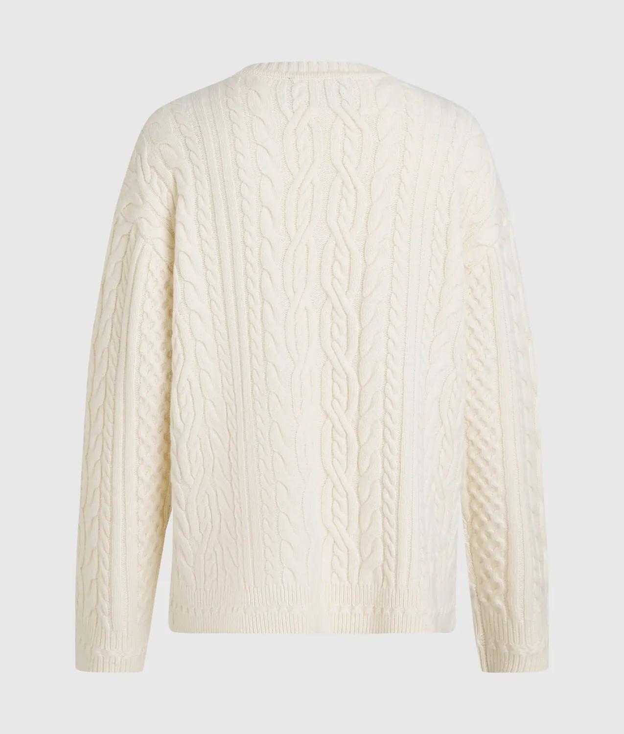 Karl Lagerfeld Chunky Cable Knit Pullover Zopfstrick warm