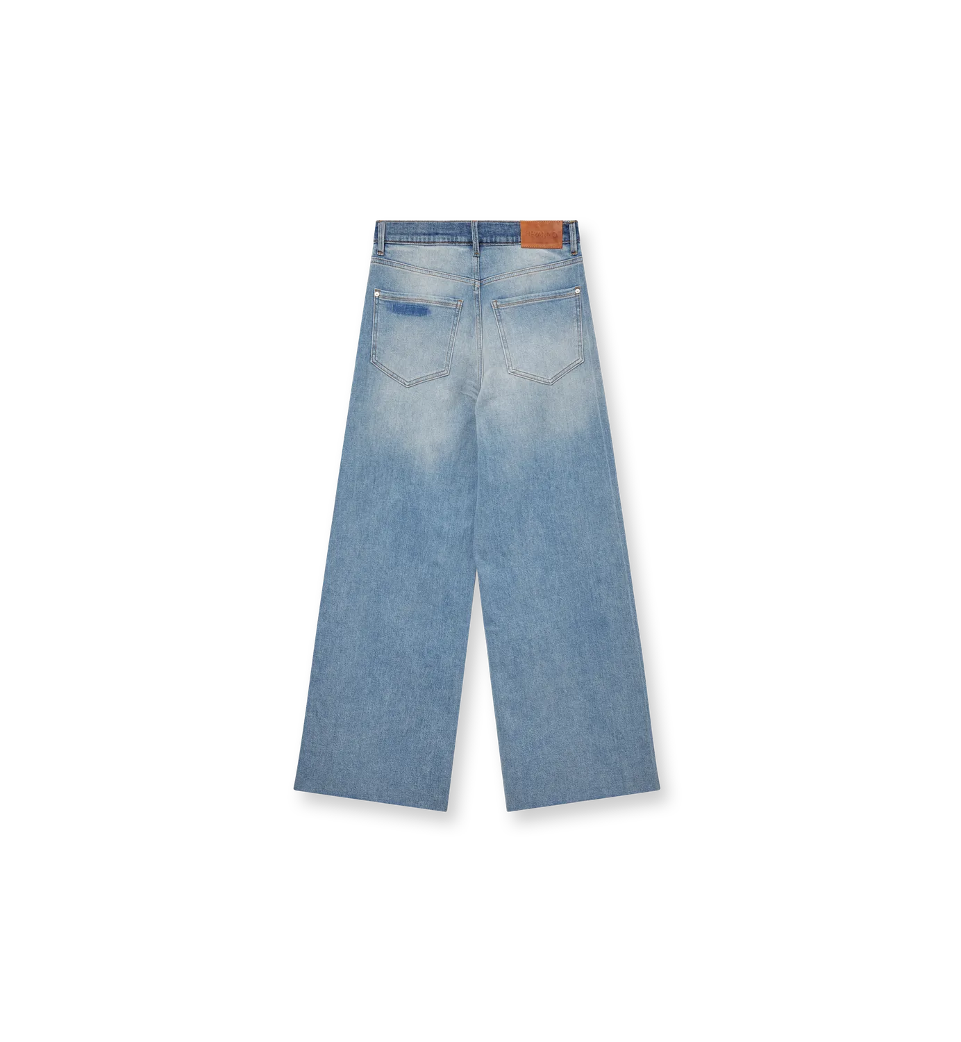 Mos Mosh MMSaddle Rise Jeans Wide Hellblau High