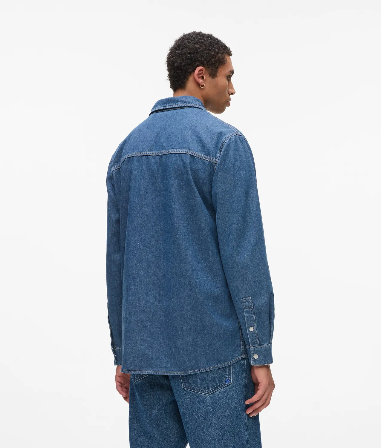 Karl Lagerfeld Jeans Regular Jeanshemd Denim gerade