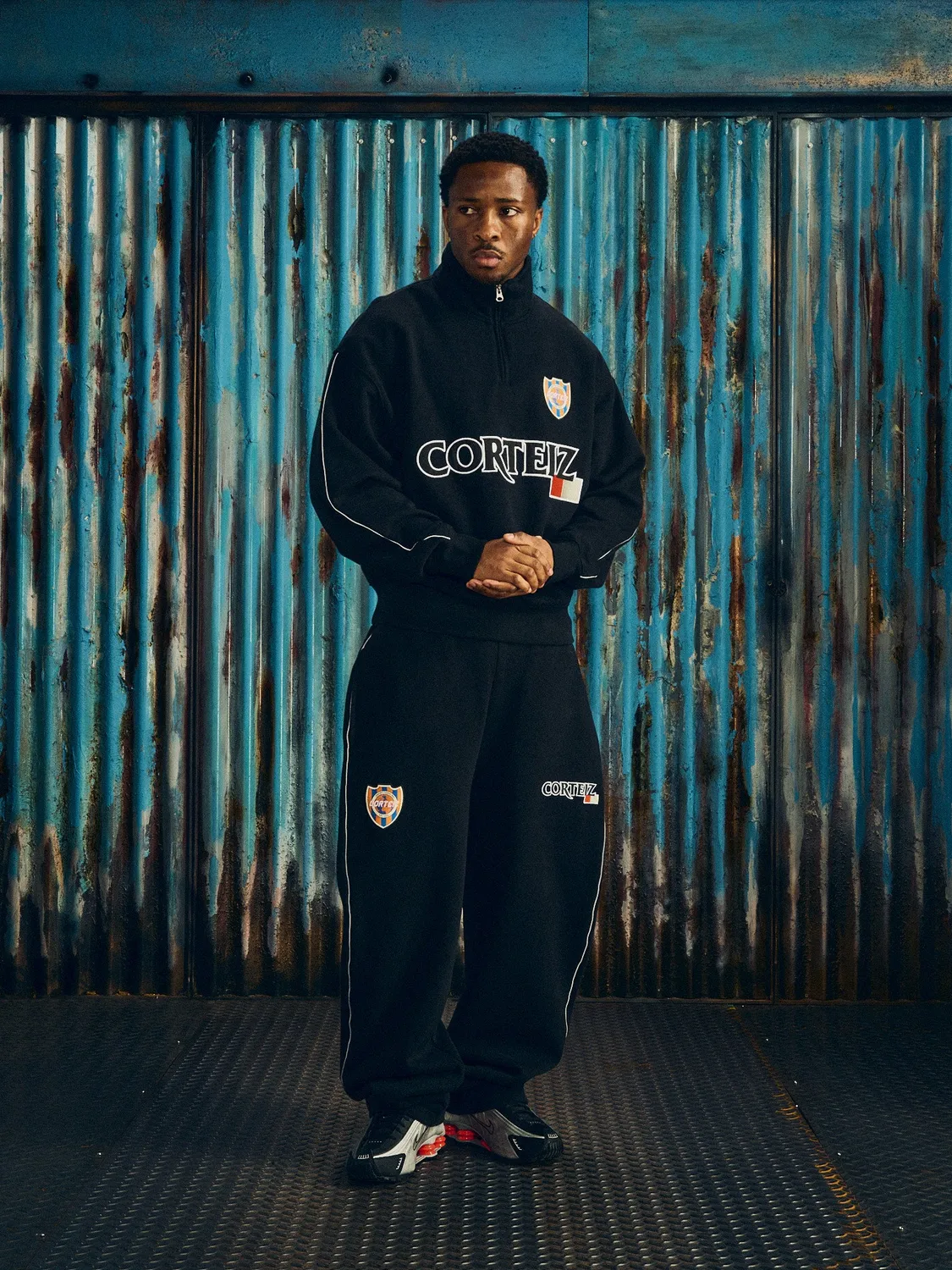 Corteiz Giapponese Sweatpant Schwarz 440 GSM