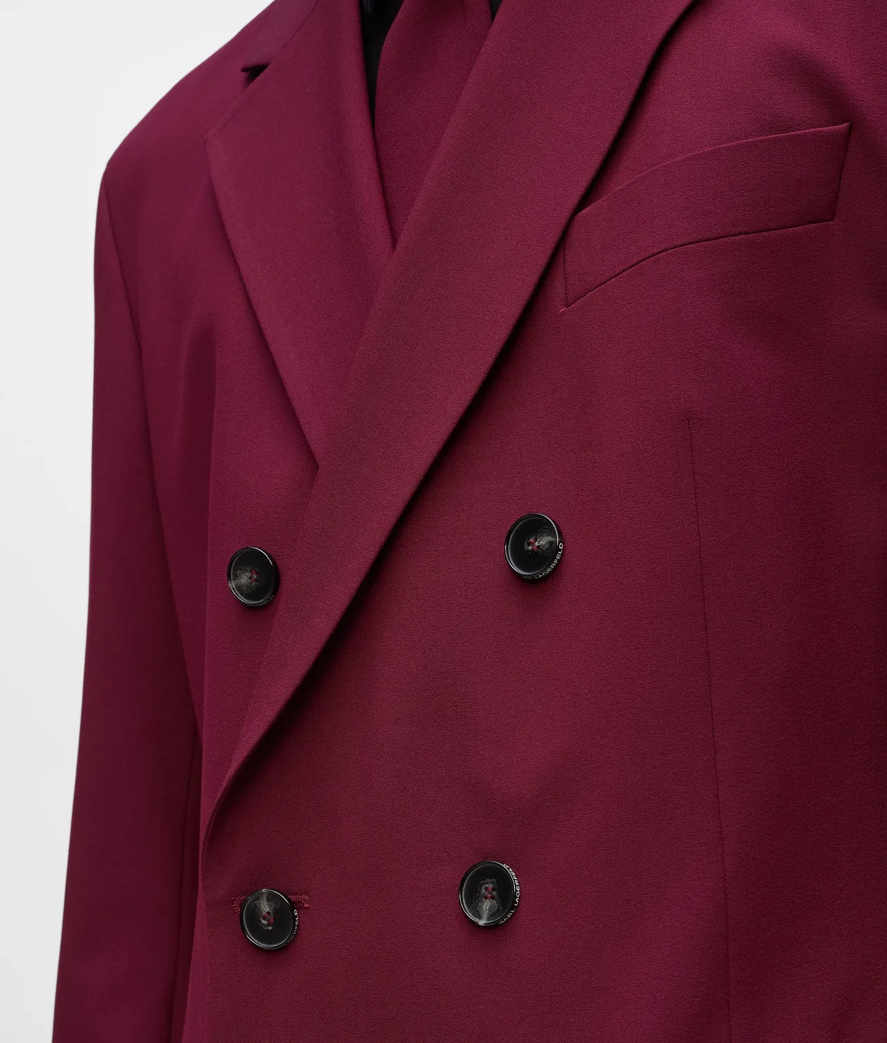 Karl Lagerfeld Blazer zweireihig tailliert Logo-Detail