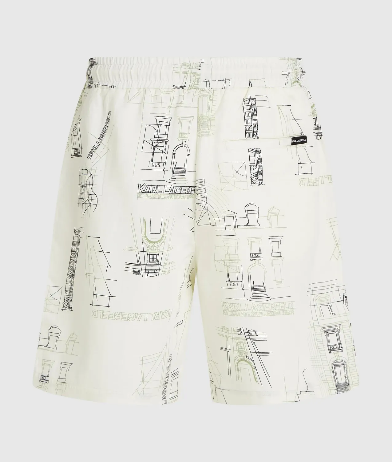Karl Lagerfeld Maison de Karl Sketch Shorts Print XS-XL