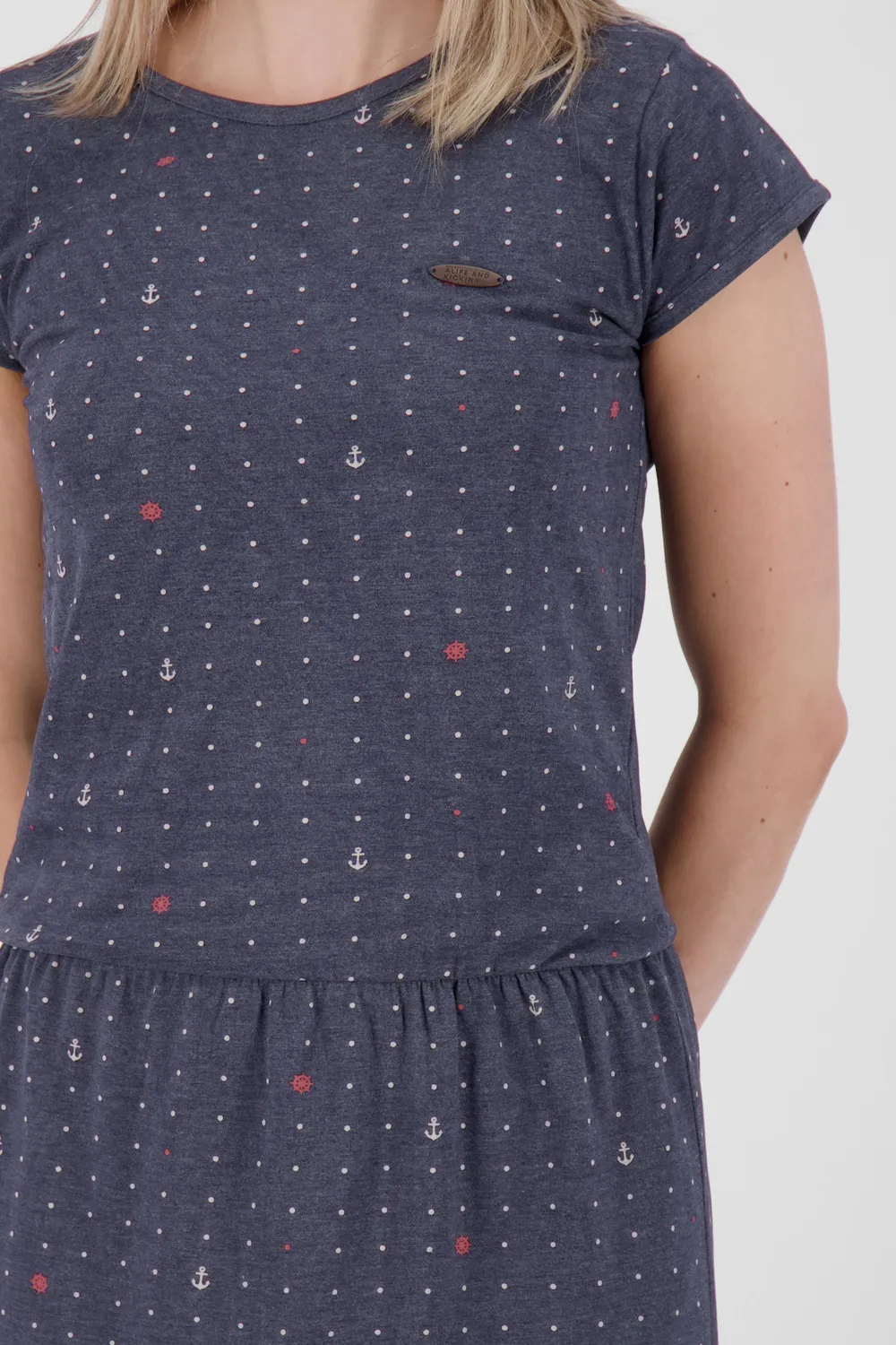 Alife & Kickin ShannaAK B Sommerkleid Damen dunkelblau Muster
