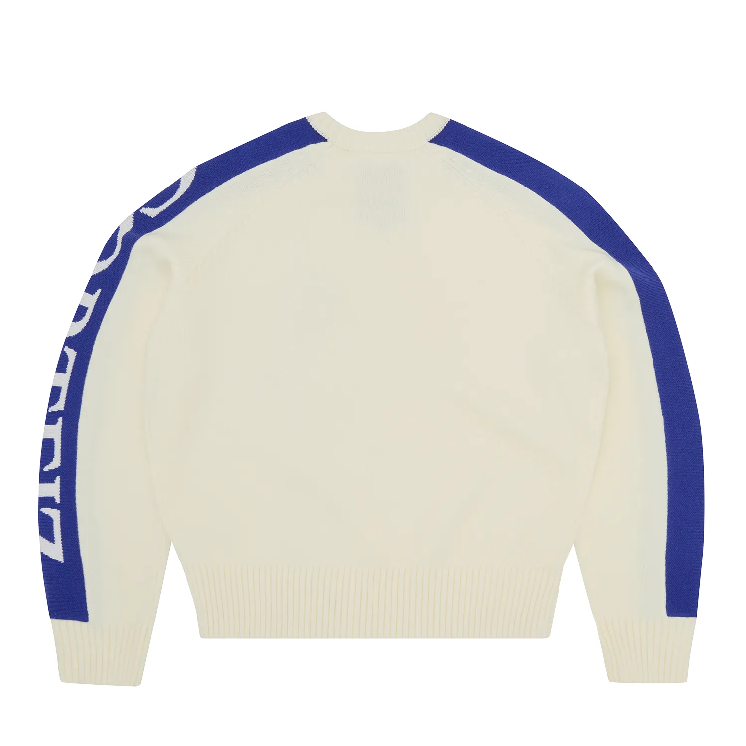 Corteiz VVS Panel Knit Sweater Strickpullover Creme Stick