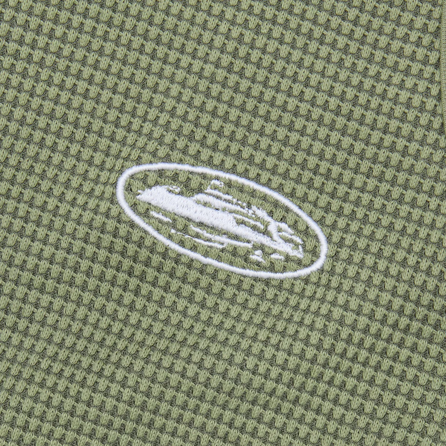 Corteiz HMP Classic Tank Top Olive Waffle