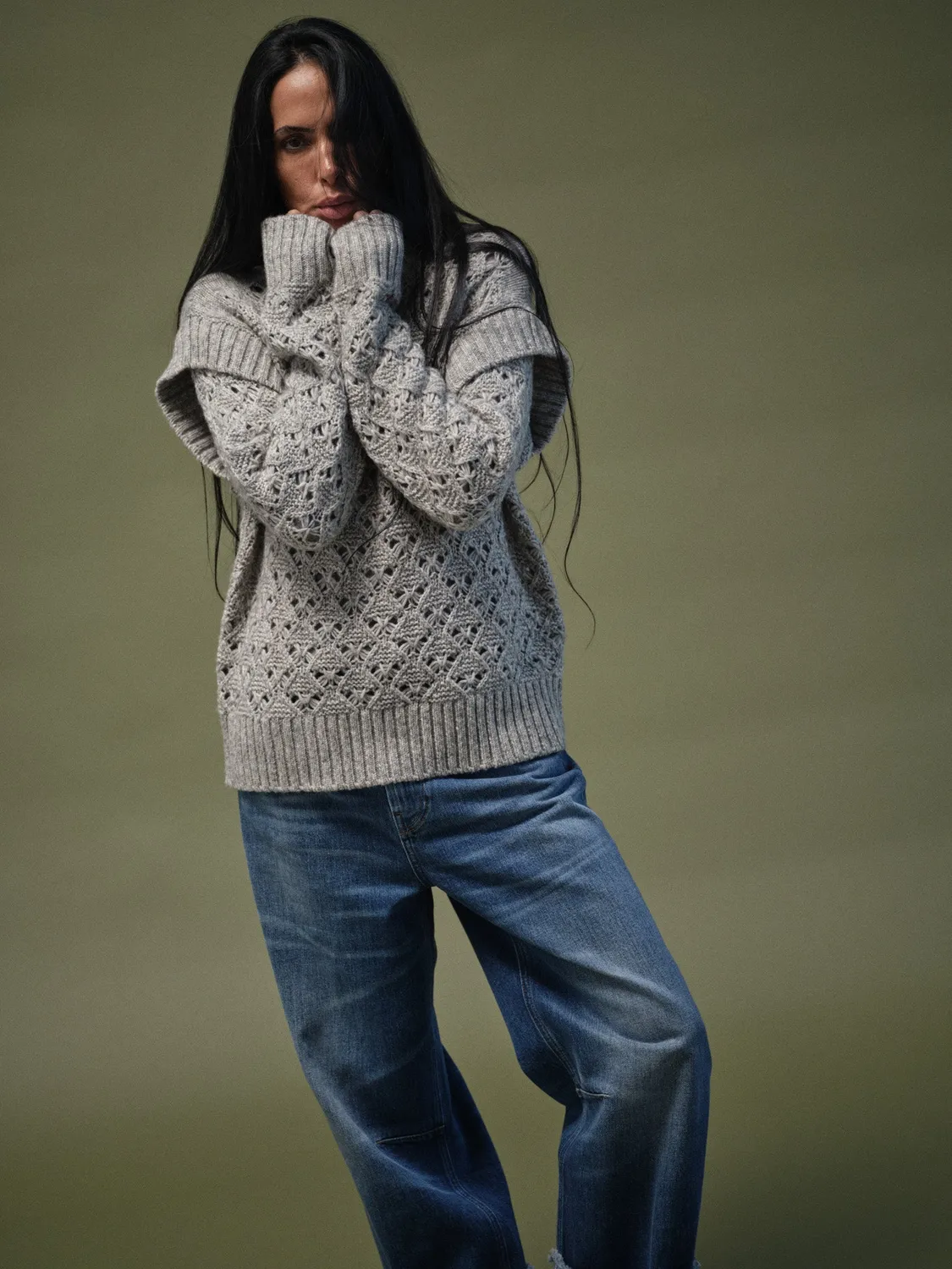 Mos Mosh MMHTrivial Flo Strickpullover meliert