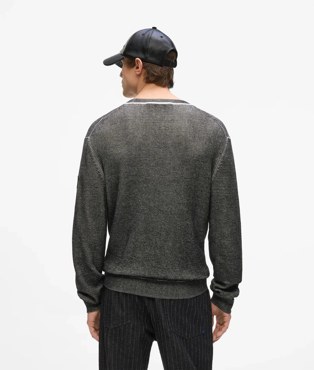 Karl Lagerfeld KL Jeans Waffle Knit Pullover Herren