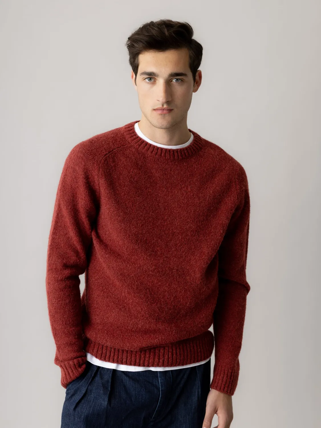 Mos Mosh MMGCarlos Crew Neck Pullover Regular Melange