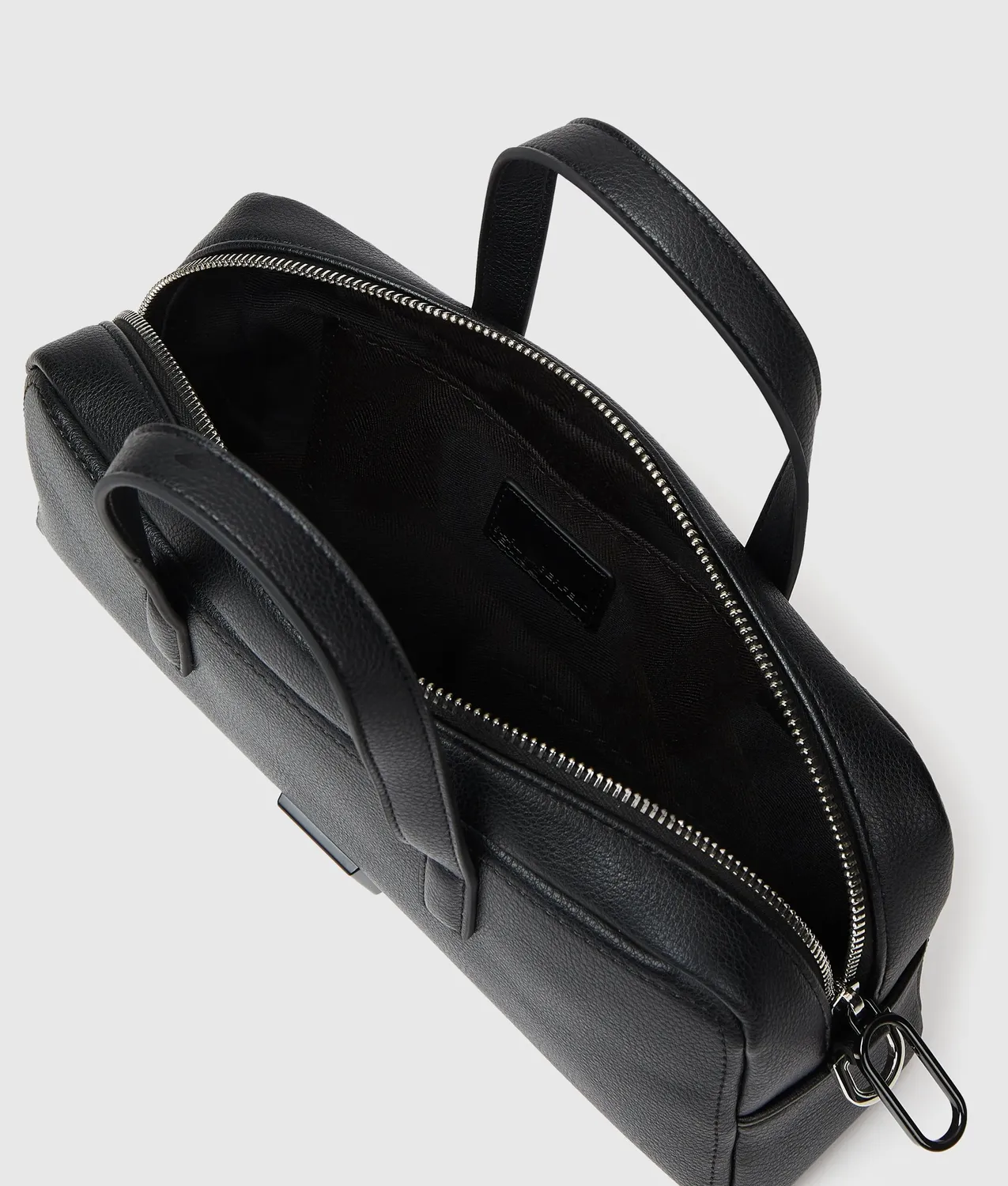 Karl Lagerfeld KL Jeans Box Logo Bowling Tasche schwarz