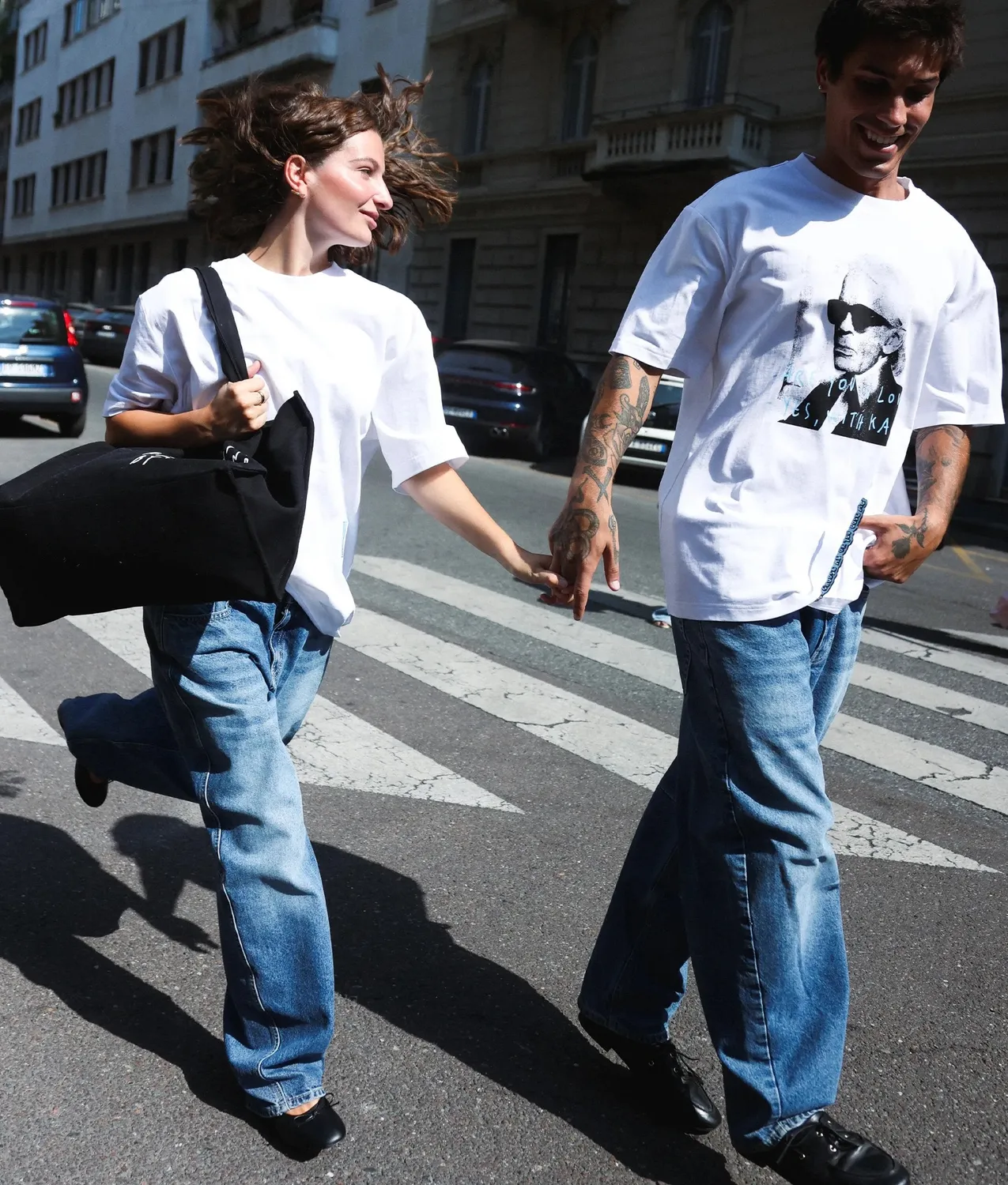 Karl Lagerfeld Jeans KLJ X Pietro Terzini T-Shirt relaxed Print
