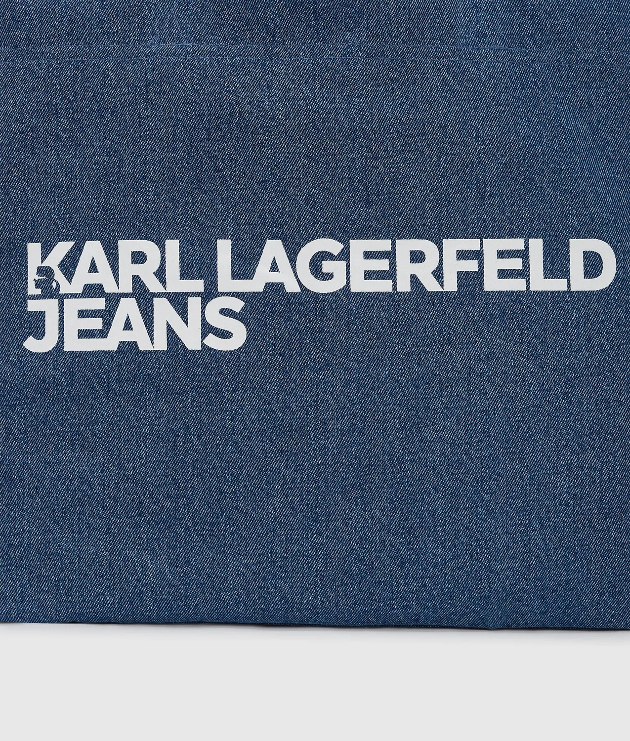 Karl Lagerfeld Jeans Logo Shopper Denim