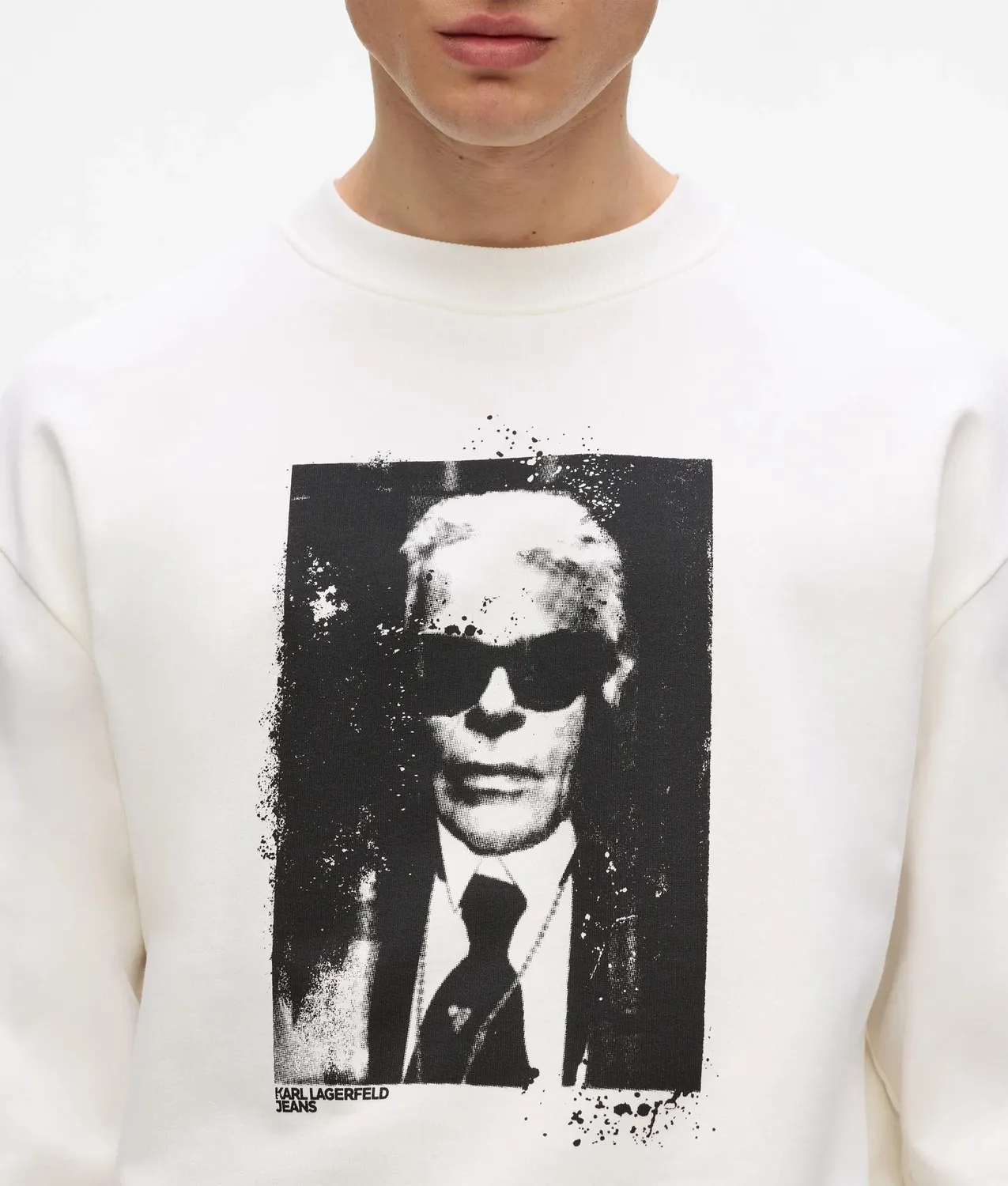 Karl Lagerfeld Jeans Relaxed Karl Print Sweatshirt