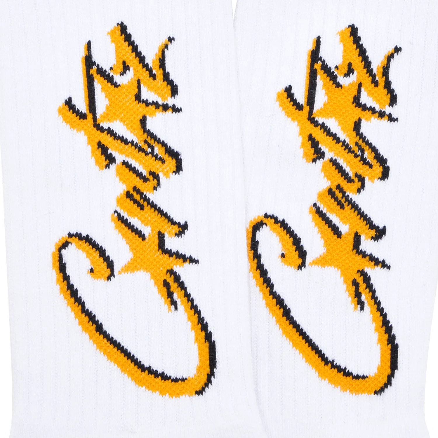 Corteiz Allstarz Socken Weiß 1 Paar Gr. 6-12