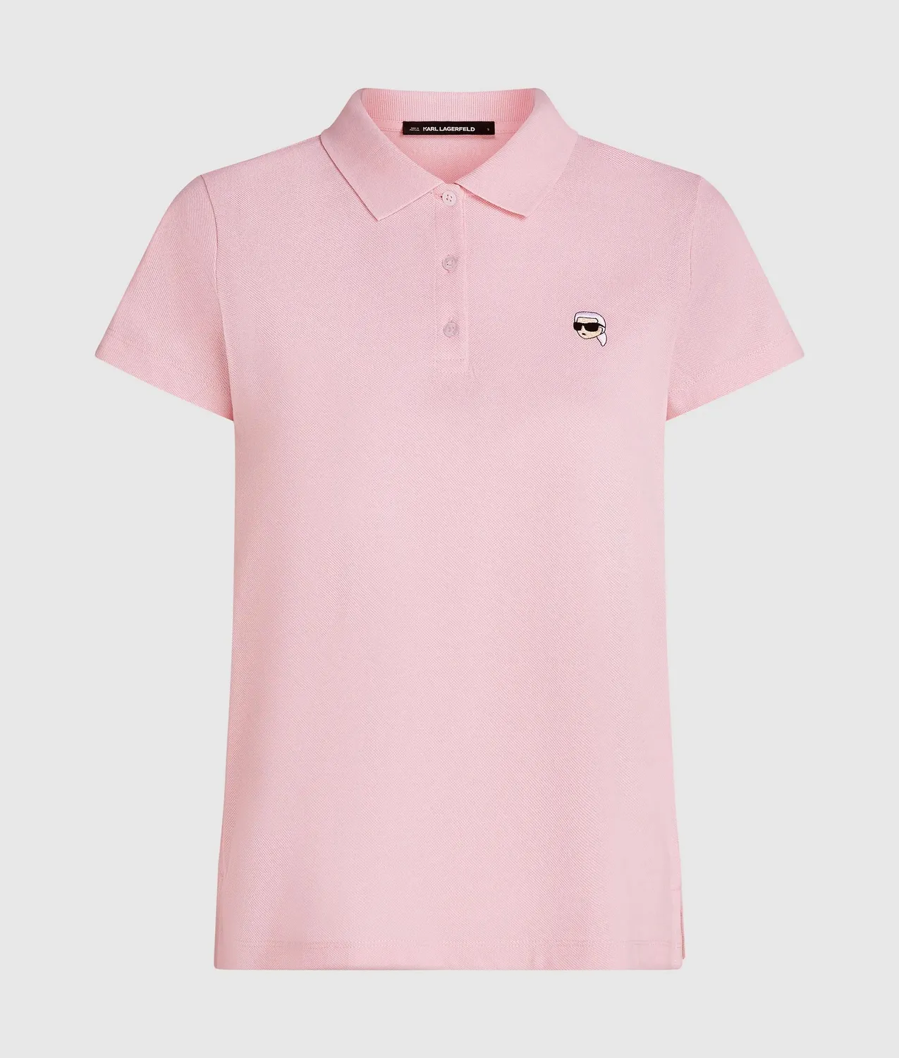 Karl Lagerfeld Ikon Pique Polo Bio-Baumwolle gestickt