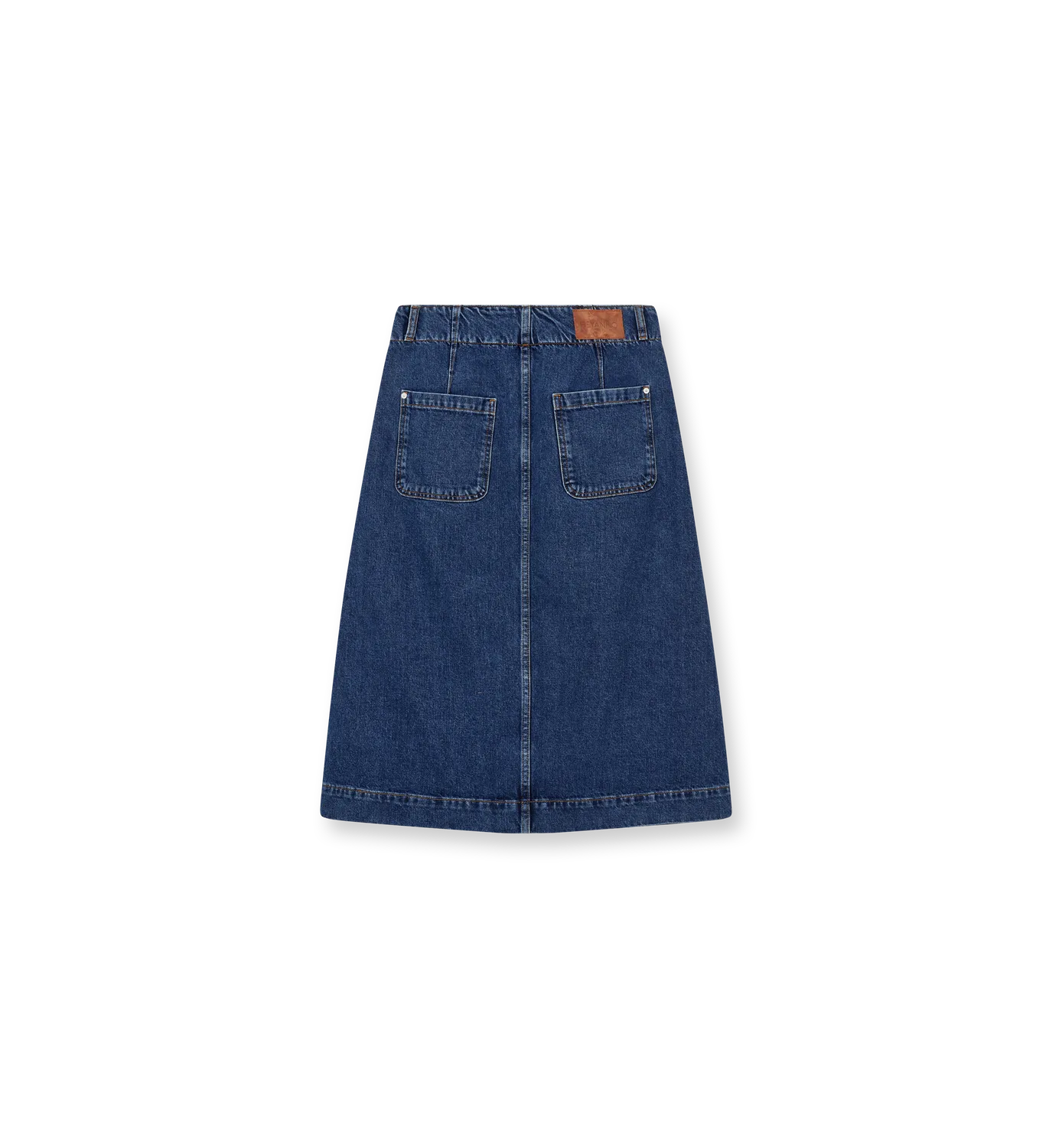 Mos Mosh MMHNoble Loop Skirt Jeansrock blau knielang