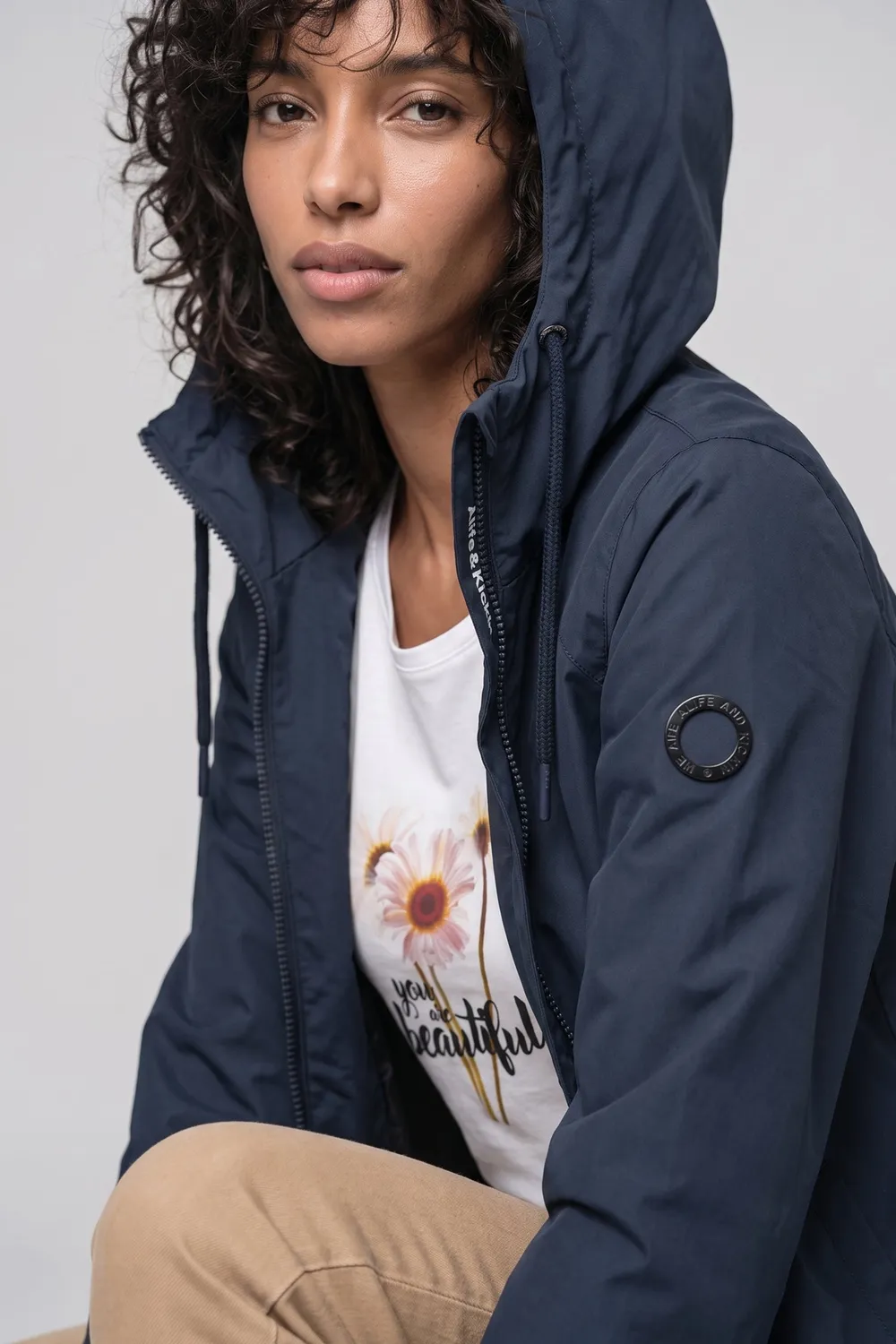 Alife & Kickin LilouAK A Jacket long Jacke Dunkelblau