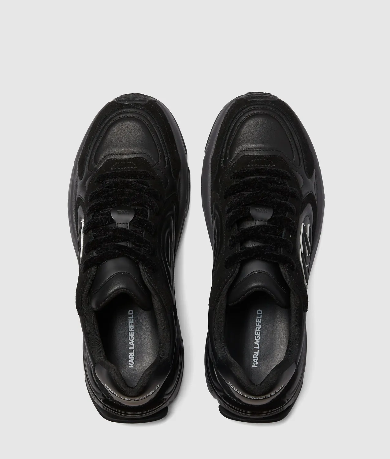 Karl Lagerfeld Orion Monogram Sneaker Leder Schnürer Herren