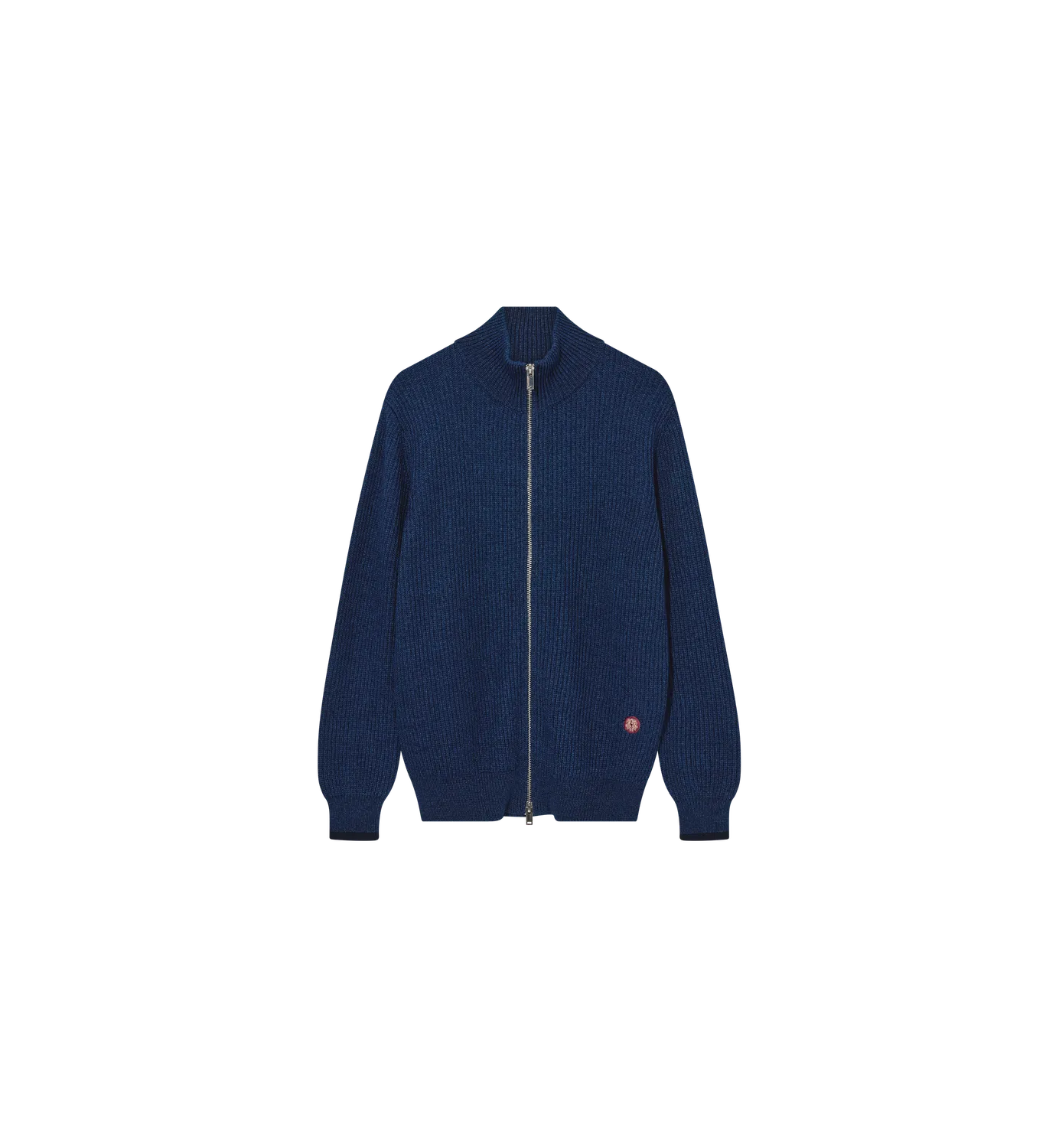 Mos Mosh MMGIan Indigo Zip Strickjacke Indigo Blue