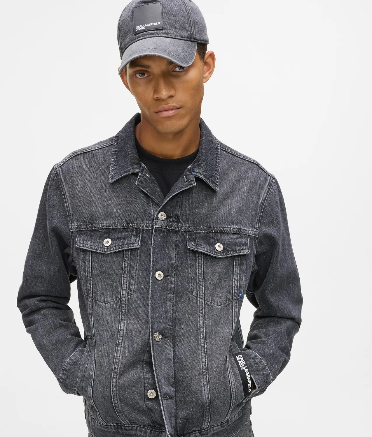 Karl Lagerfeld KL Jeans Regular-Fit Jeansjacke Denim