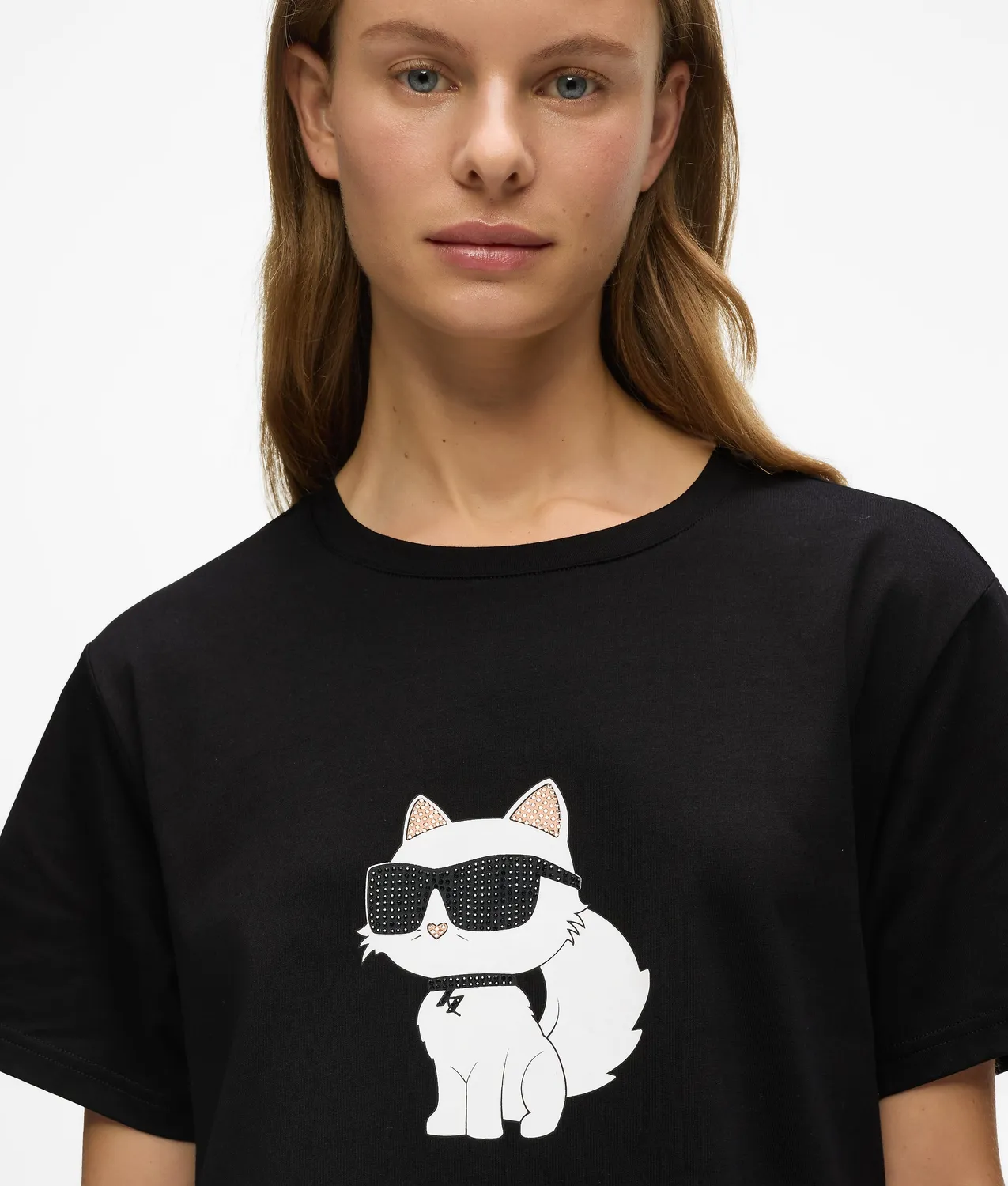 Karl Lagerfeld Ikon Nachthemd Damen Strass Bio