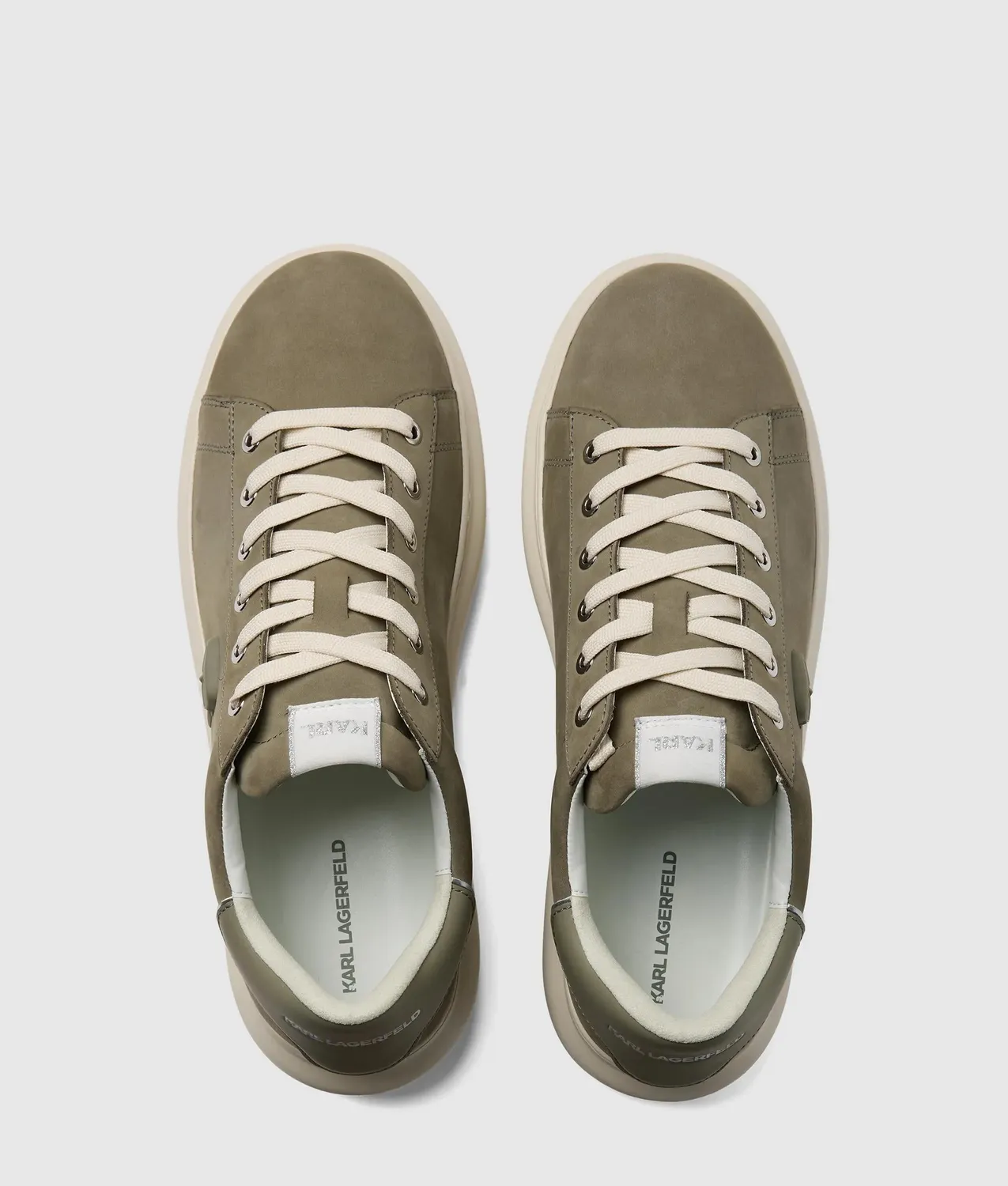 Karl Lagerfeld Ikon Kapri Sneaker Schnürer Kontrastsohle