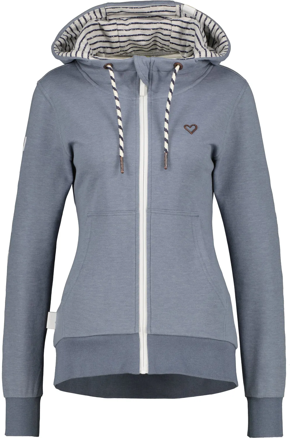 Alife & Kickin JessyAK A Sweatjacke Blau mit Kapuze