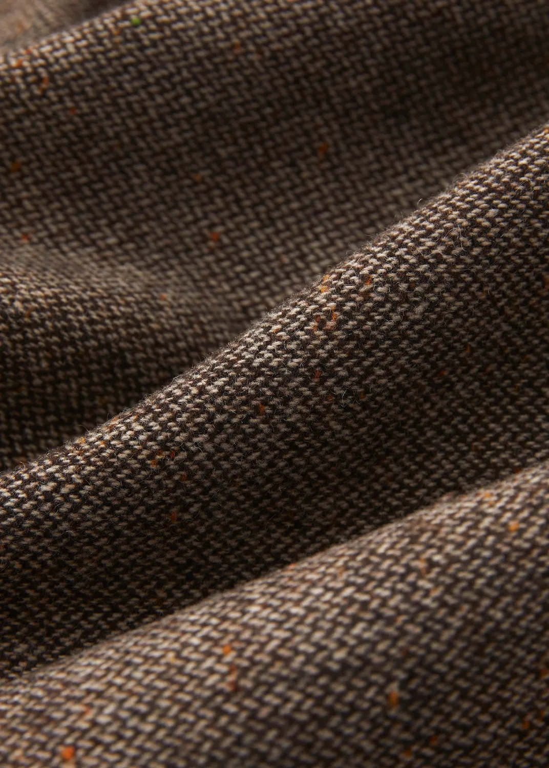 Senatex Weste Donegal Tweed Braun meliert Klassik