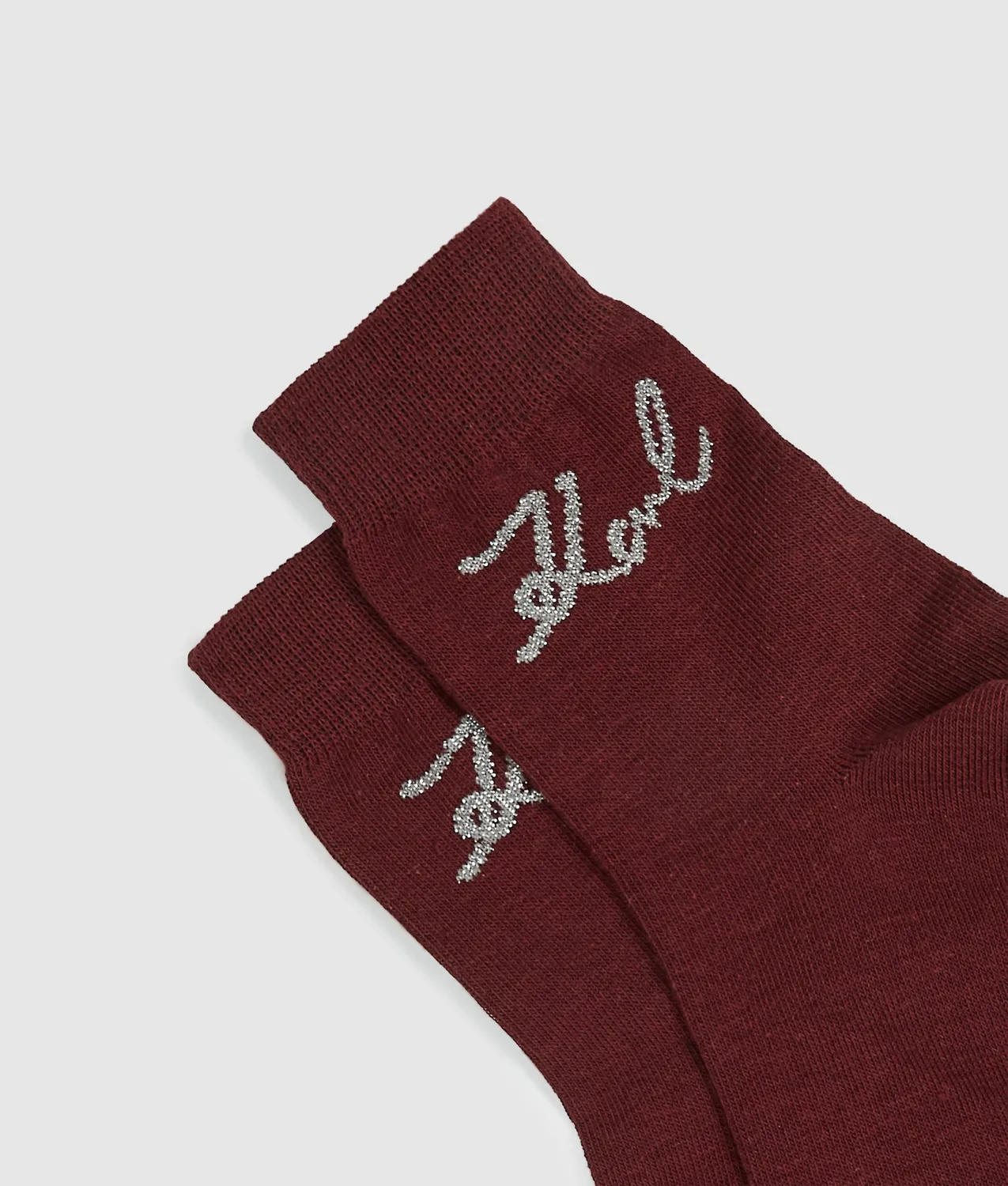 Karl Lagerfeld Signature Socken 3er-Pack Gr. 5-8 mit Stick
