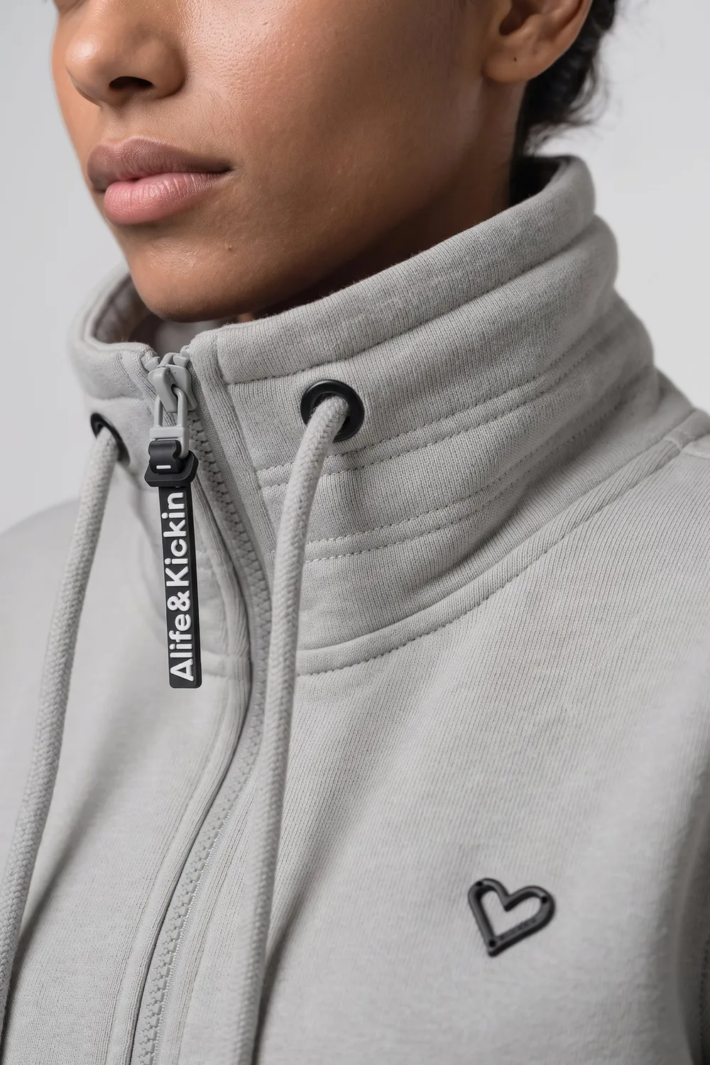 Alife & Kickin LisbethAK A Sweatjacke Grau Damen