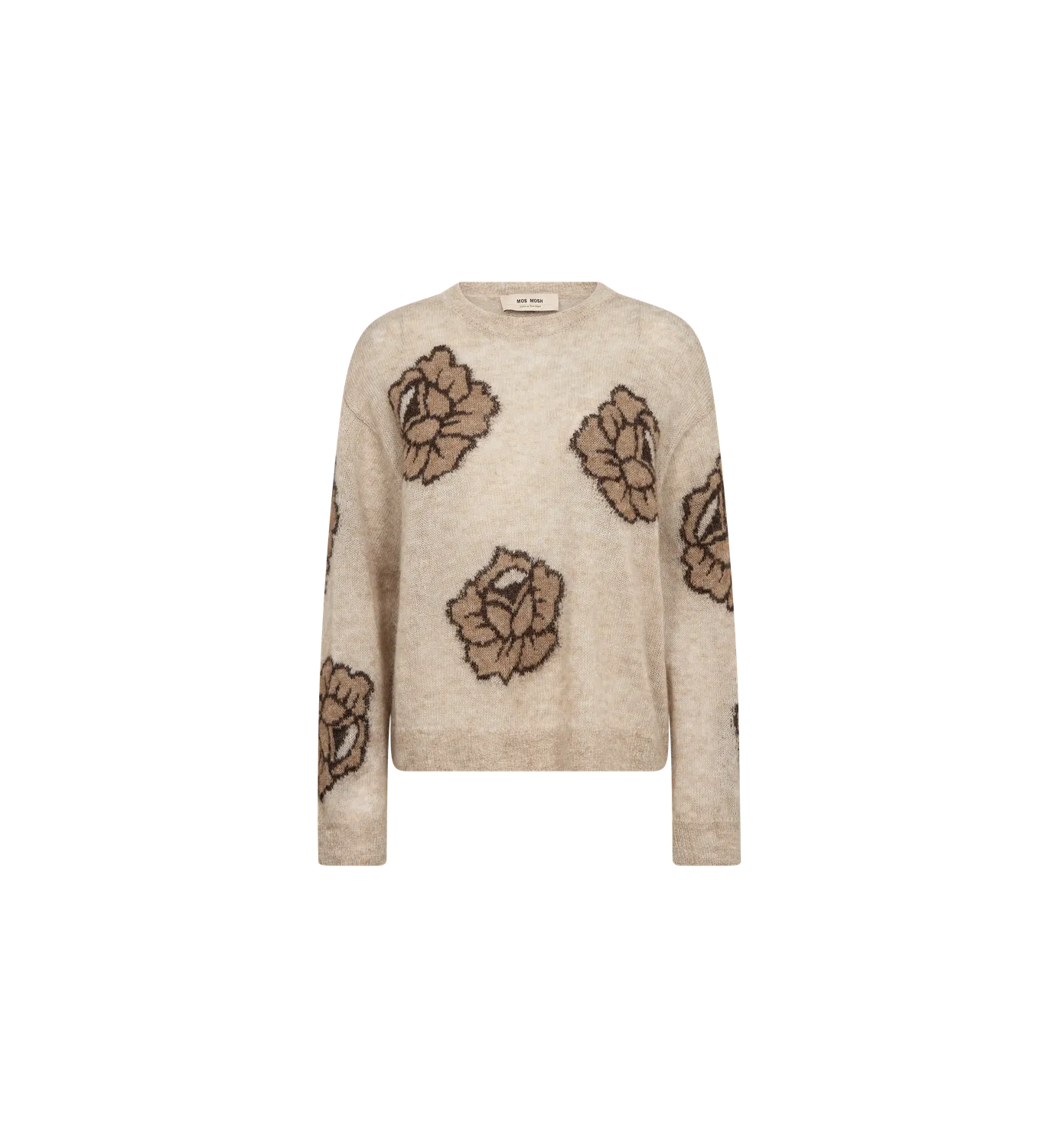 Mos Mosh MMDrea Popli Knit Pullover Doeskin Blumen