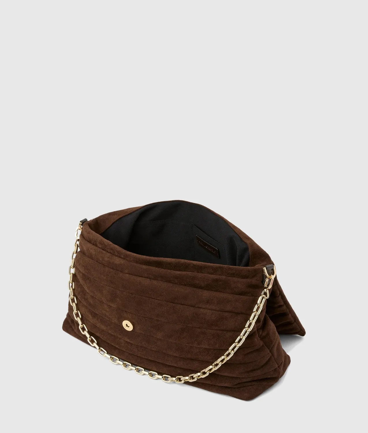 Karl Lagerfeld K/Essential Plie Schultertasche Wildlederoptik