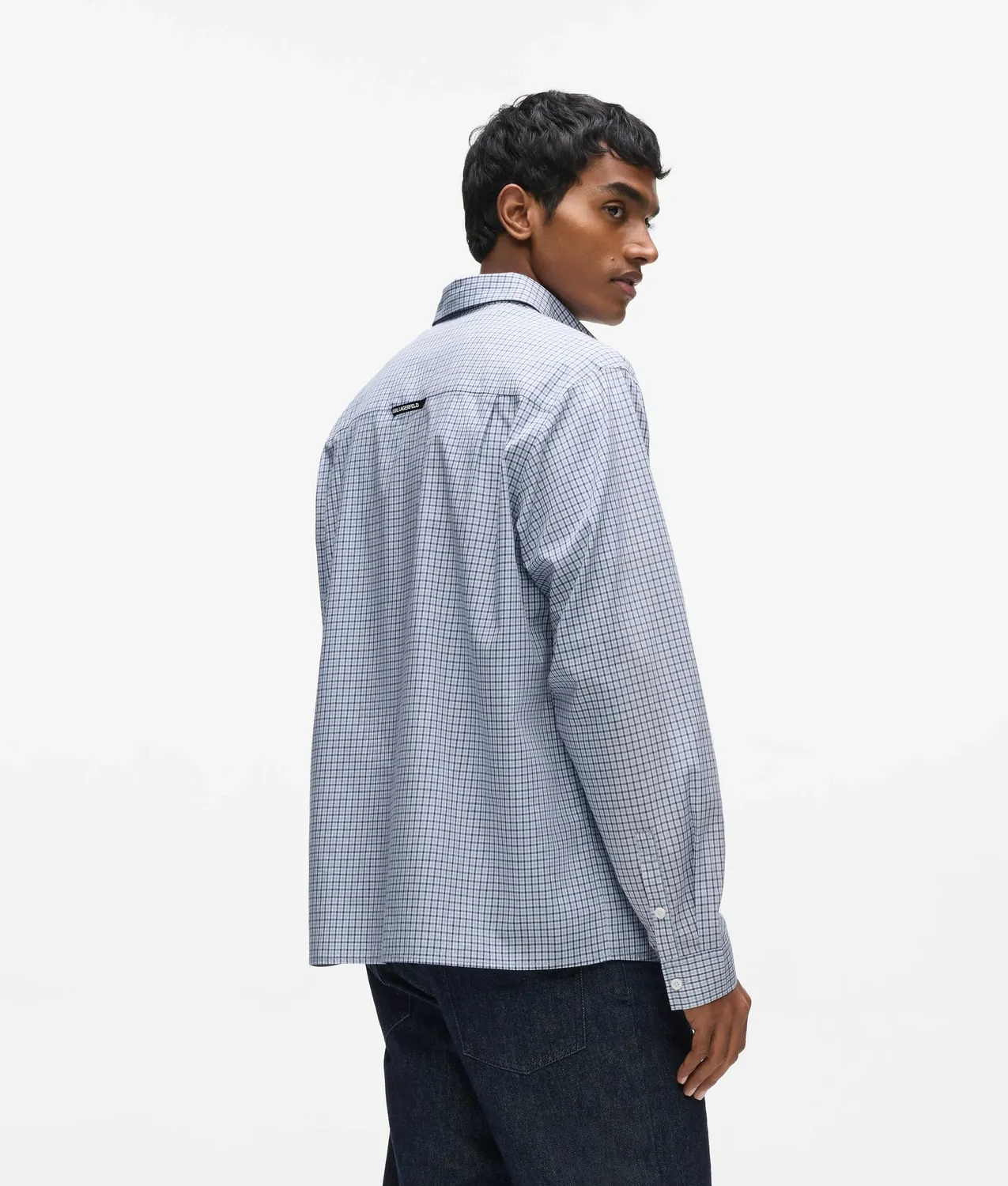 Karl Lagerfeld Ikon Checked Hemd Karo Button-Down
