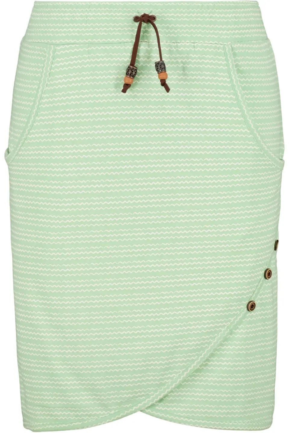 Alife & Kickin LucyAK B Short Rock Grün gemustert