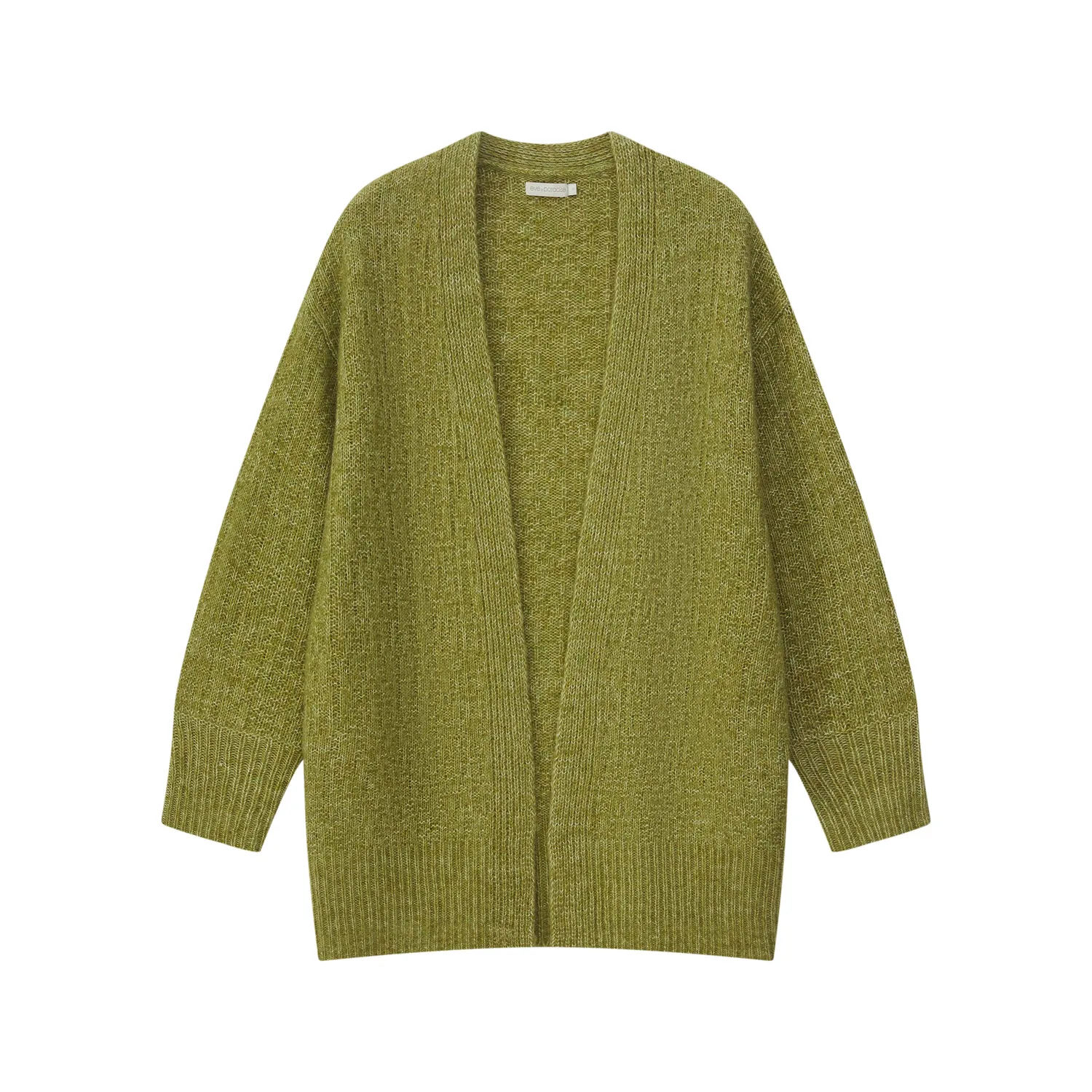 Senatex Strickjacke offen Wolle-Baumwolle Moss Cardigan
