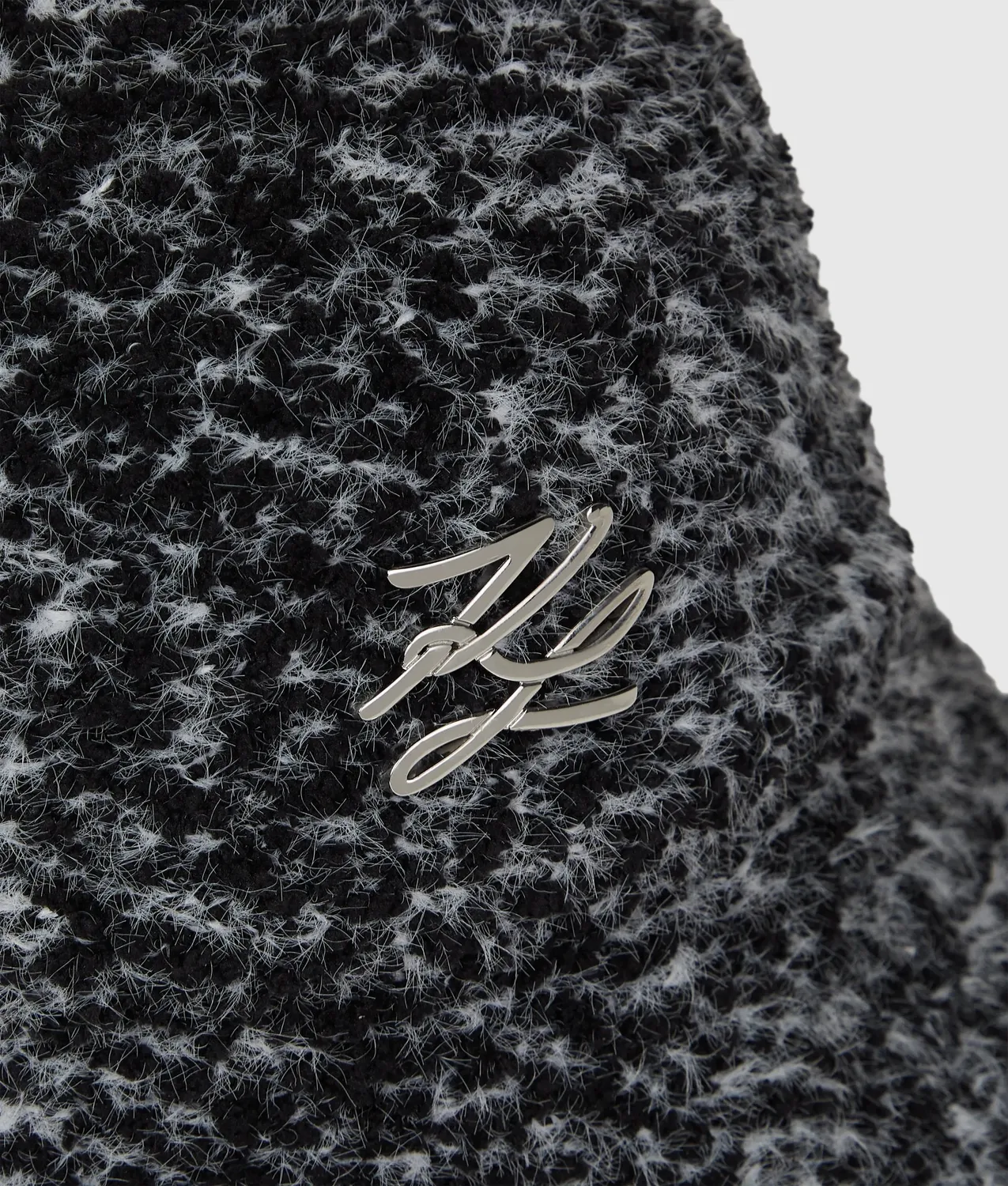 Karl Lagerfeld K/Autograph Boucle Fischerhut beige