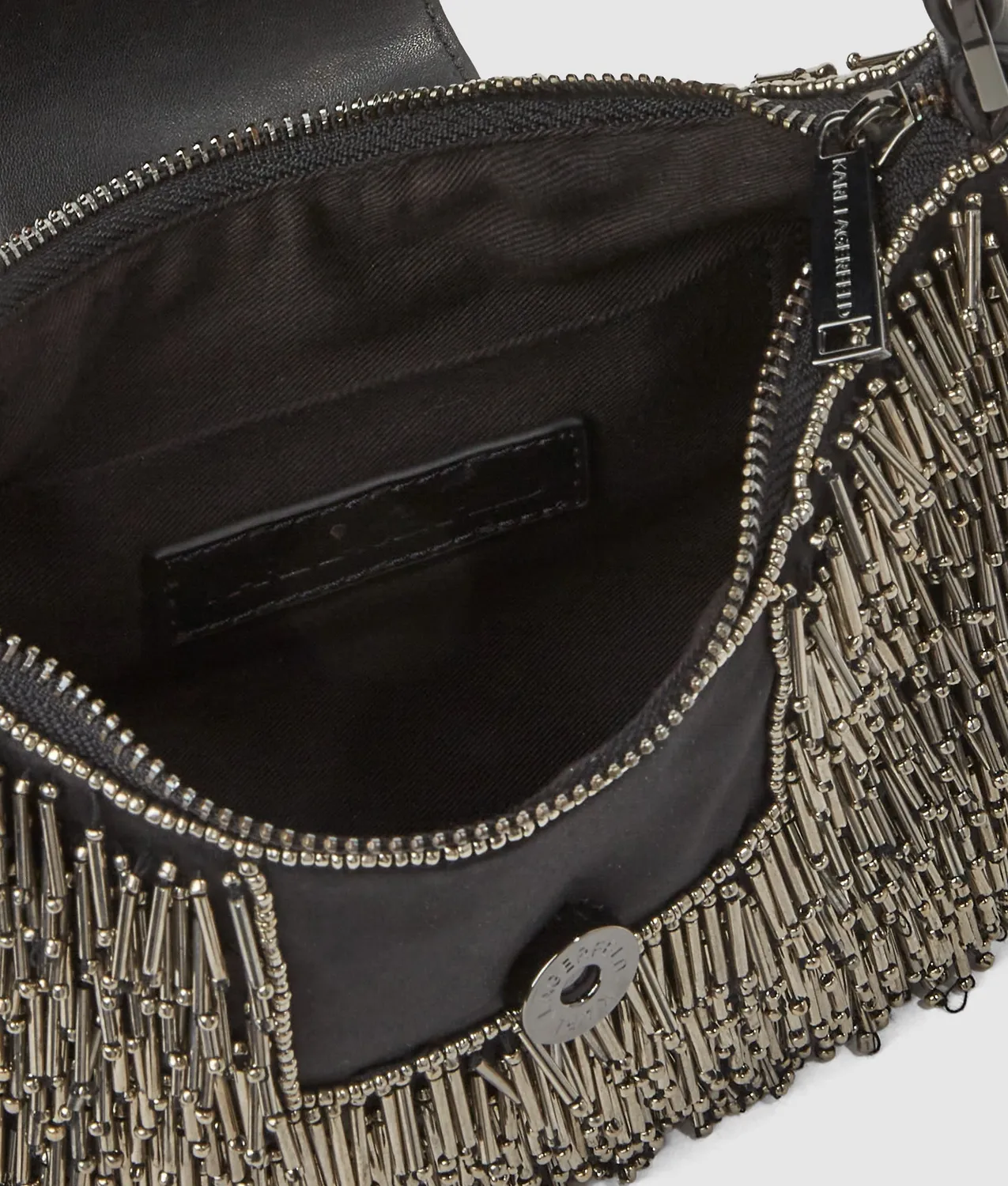 Karl Lagerfeld K/Signature Beaded Moon Umhängetasche One Size Perlen