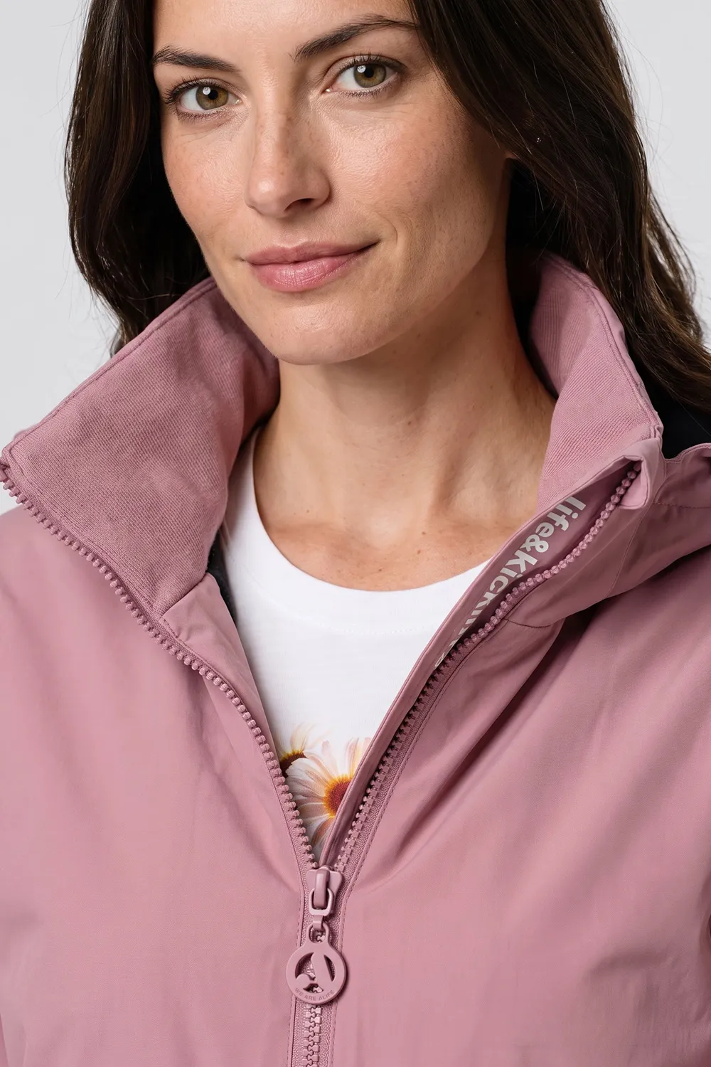 Alife & Kickin MaluAK A Parka Rot Damen Winter