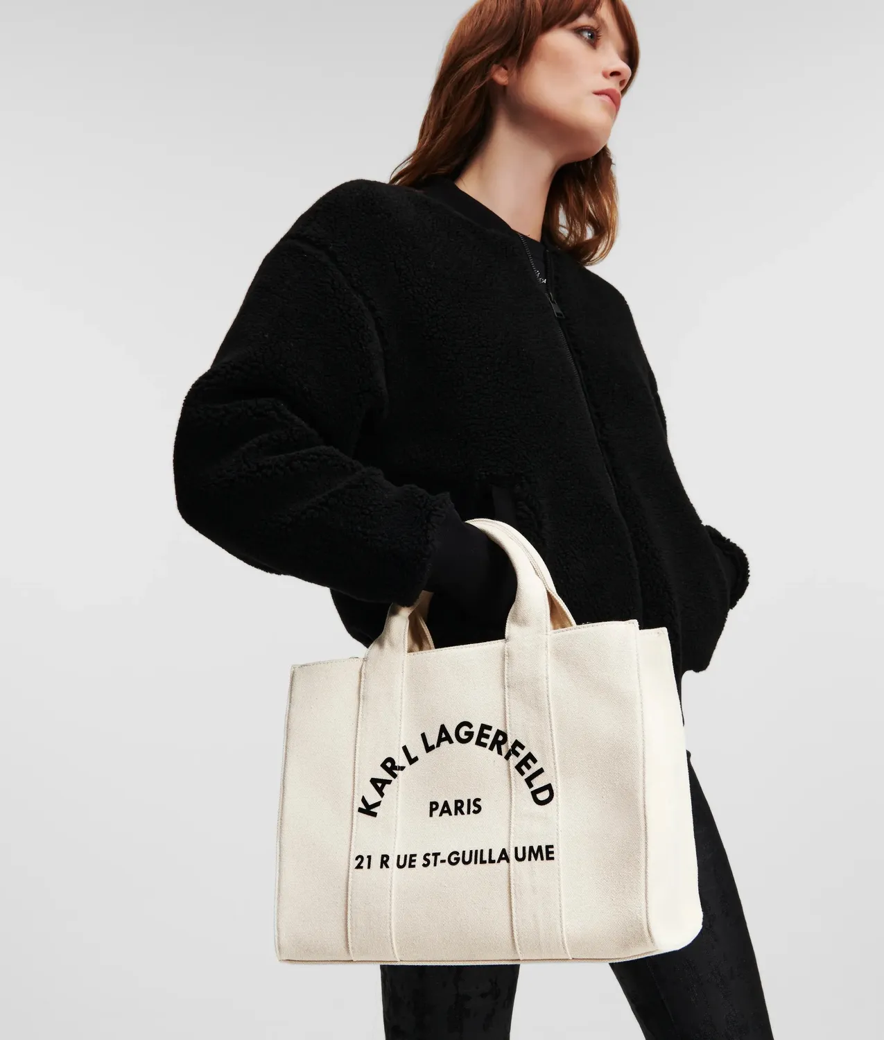 Karl Lagerfeld Rue St-Guillaume Medium Tote Eckig